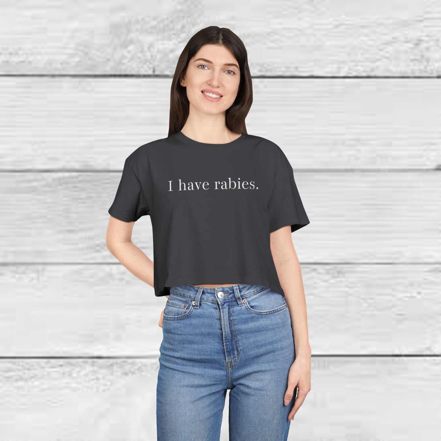 Raccoon Crop Tee