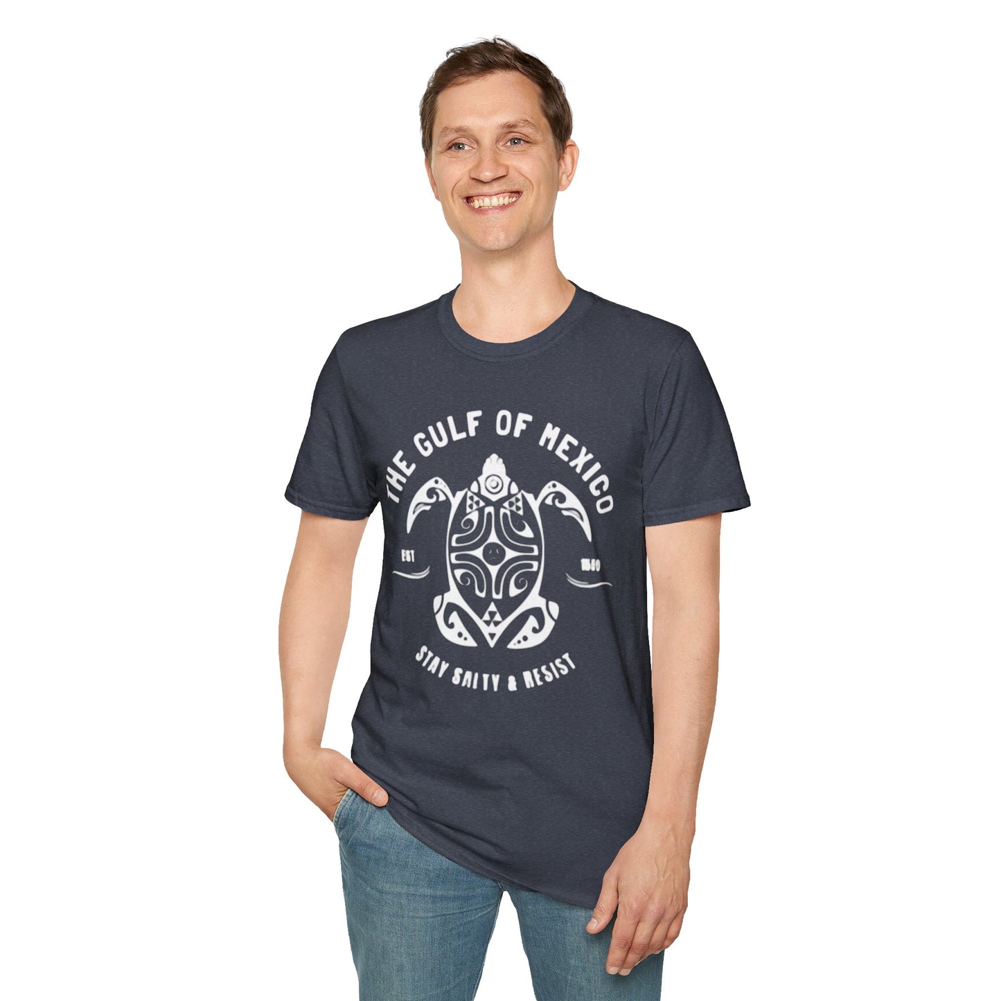Gulf of Mexico T-Shirt (Unisex - Red, White, Blue)