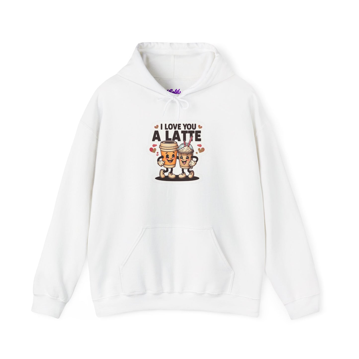 Love You A Latte - Unisex Heavy Blend™ Hooded Sweatshirt