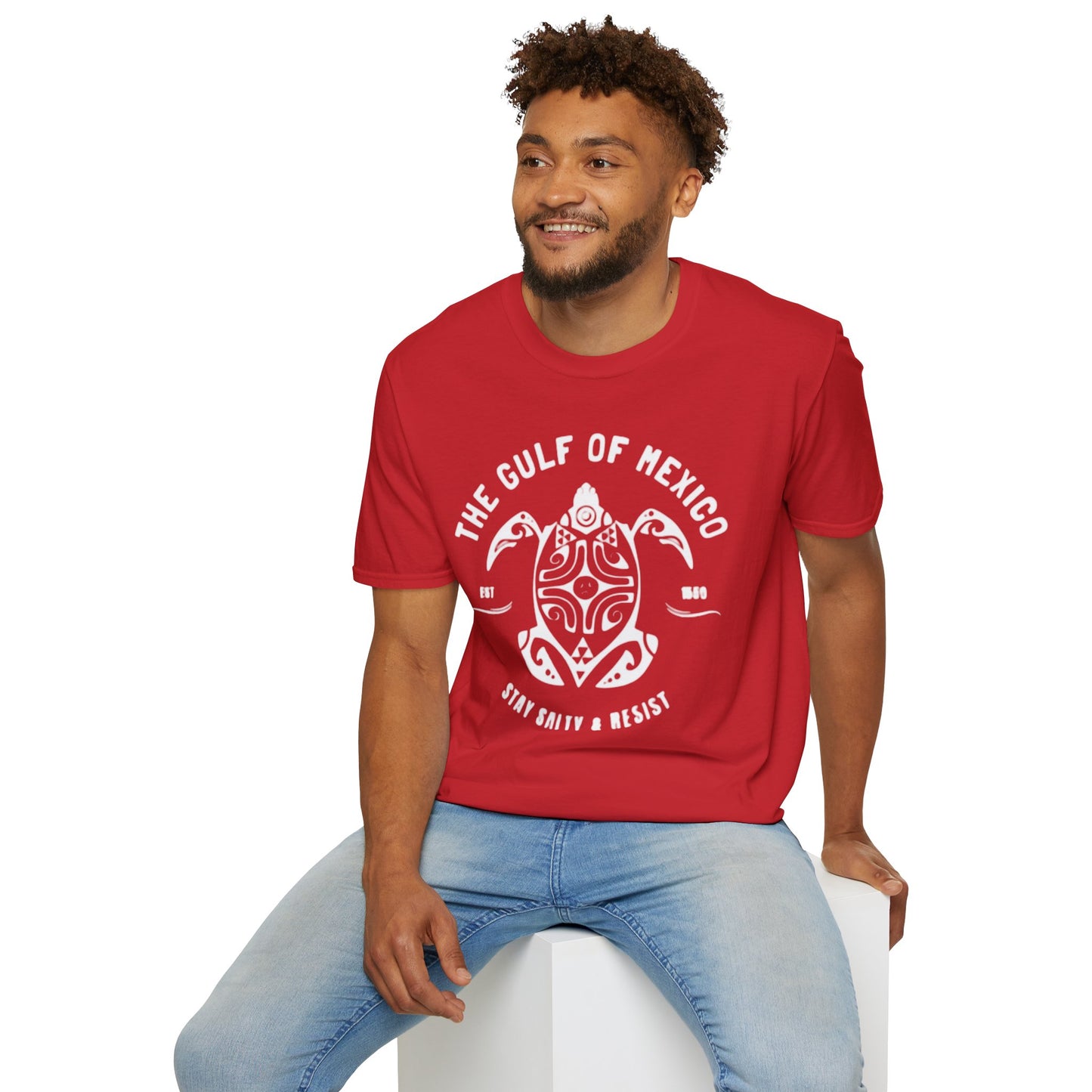 Gulf of Mexico T-Shirt (Unisex - Red, White, Blue)