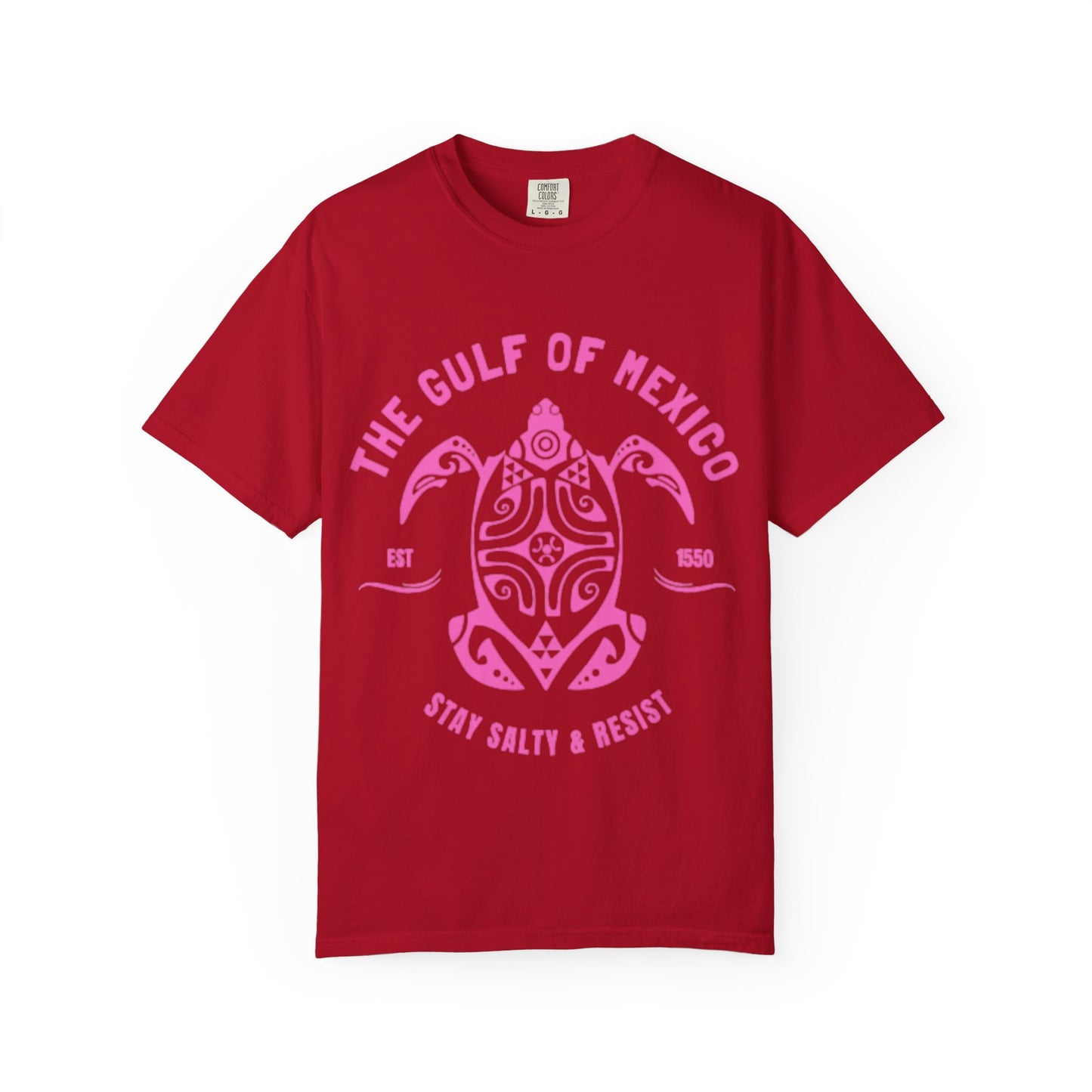 Gulf of Mexico Graphic T-Shirt (PinkText)