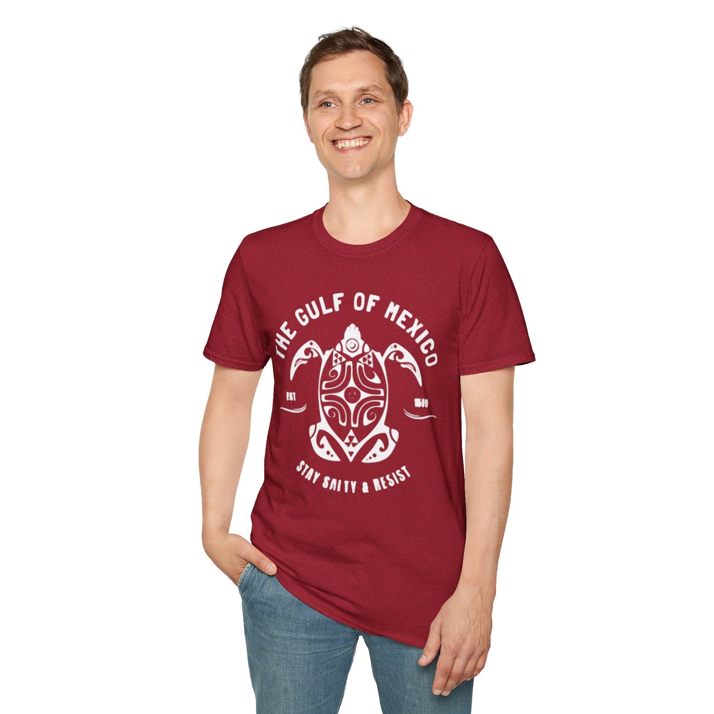Gulf of Mexico T-Shirt (Unisex - Red, White, Blue)