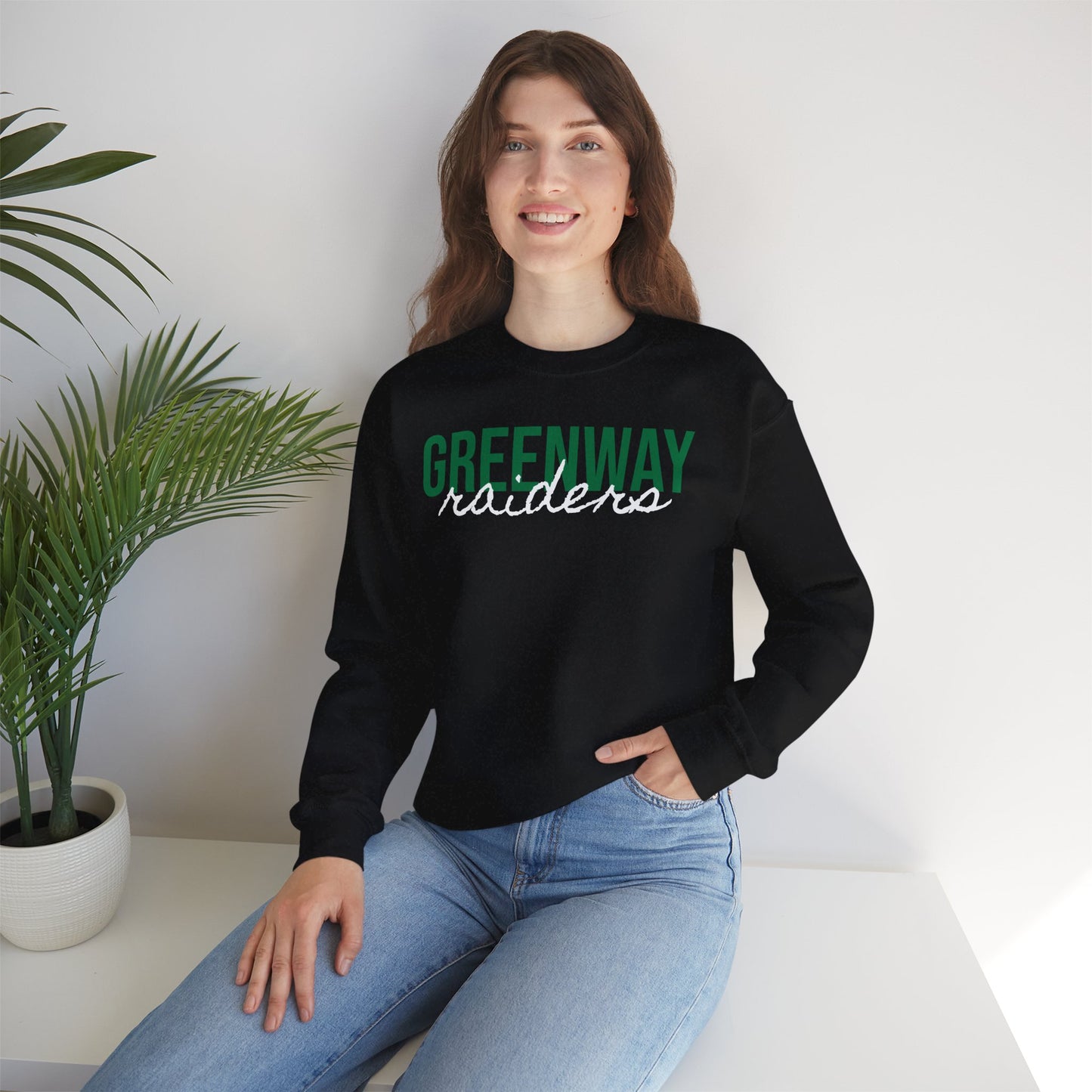 Greenway Raiders - High School Crew Neck Sweatshirt