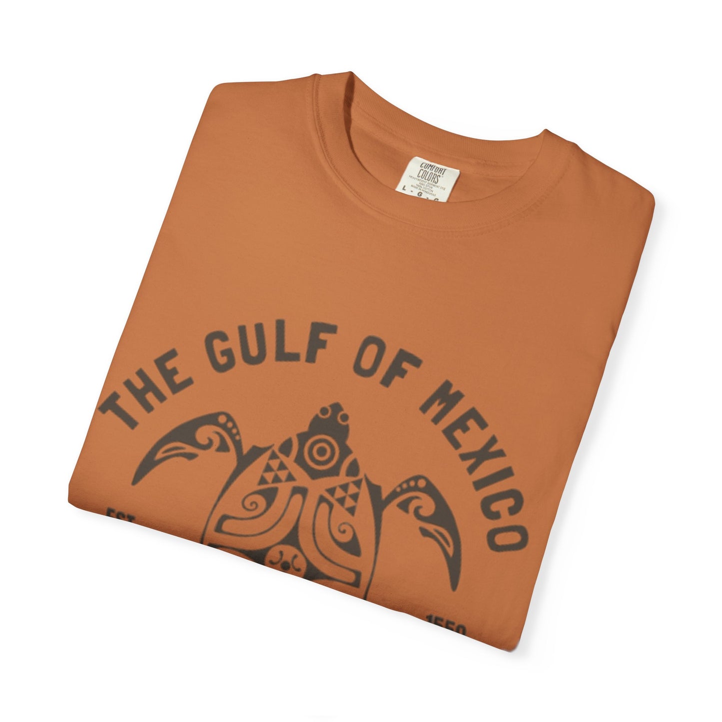 Gulf of Mexico Graphic T-Shirt (Brown Text)