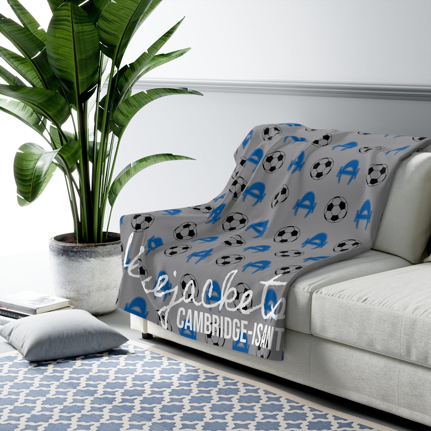C-I Soccer - Sherpa Fleece Blanket
