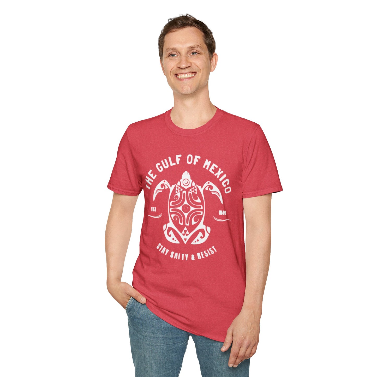 Gulf of Mexico T-Shirt (Unisex - Red, White, Blue)