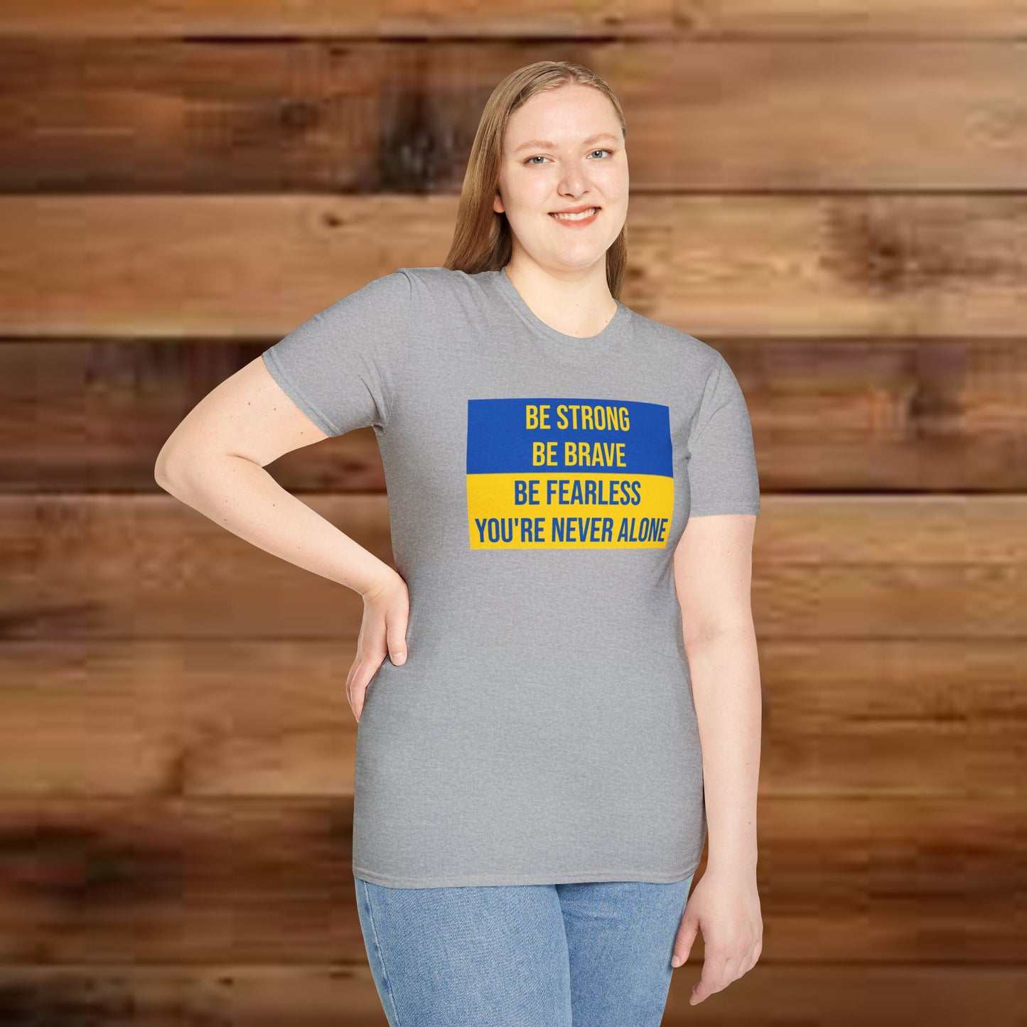 Ukraine Support (Unisex Softstyle T-Shirt)
