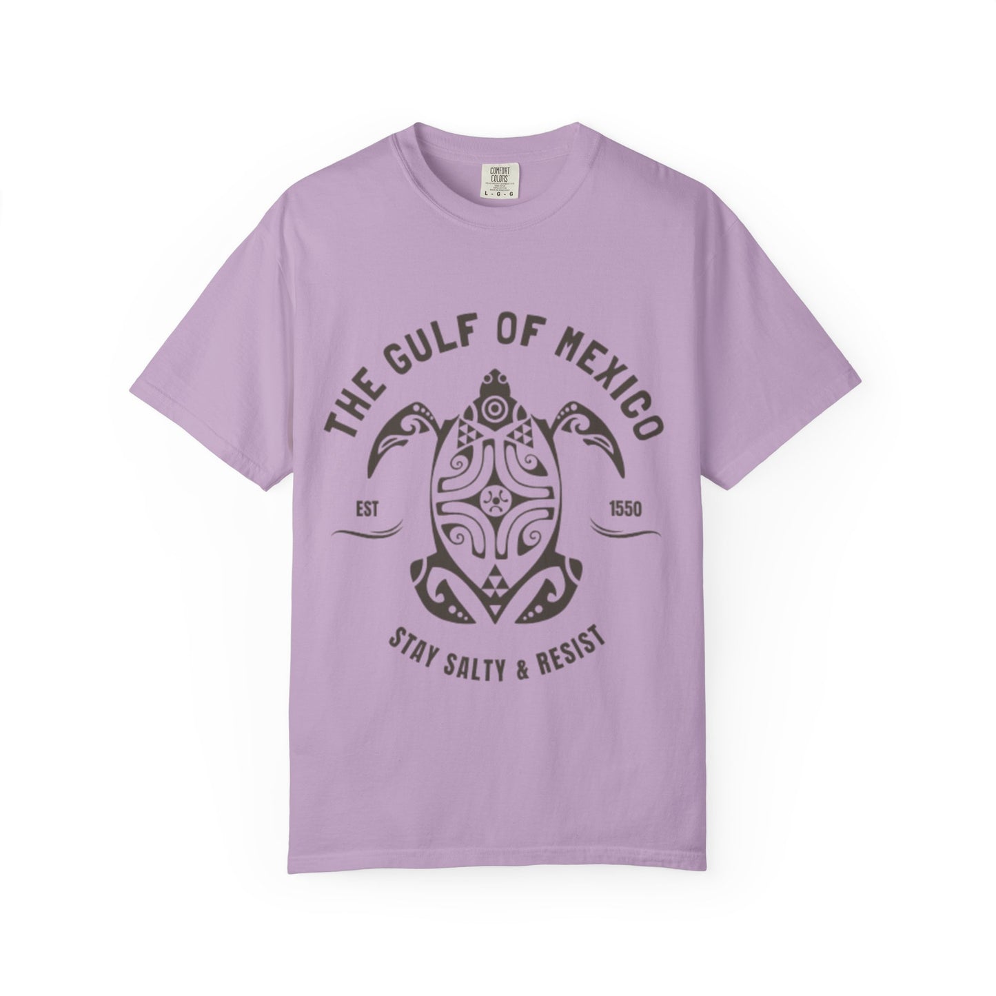 Gulf of Mexico Graphic T-Shirt (Brown Text)