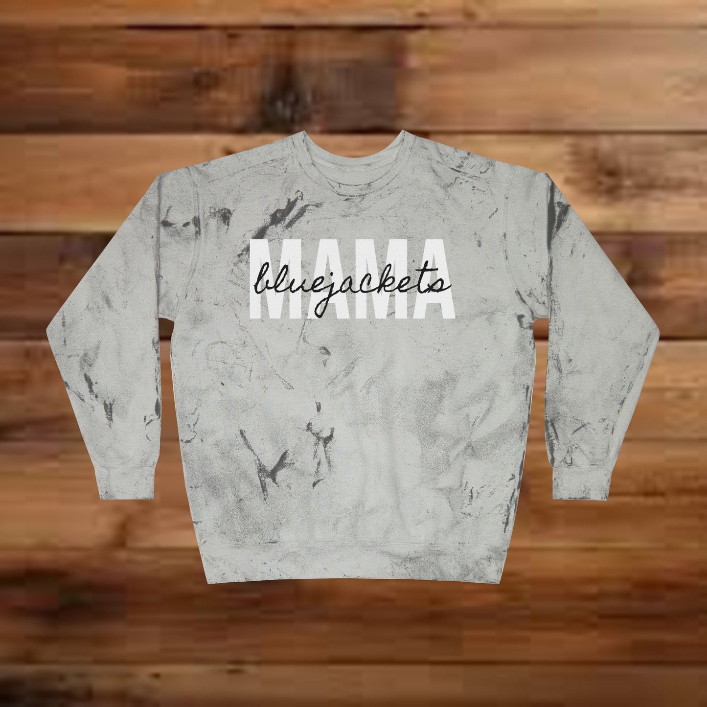 CI Bluejackets MAMA (Unisex Color Blast Crewneck Sweatshirt)