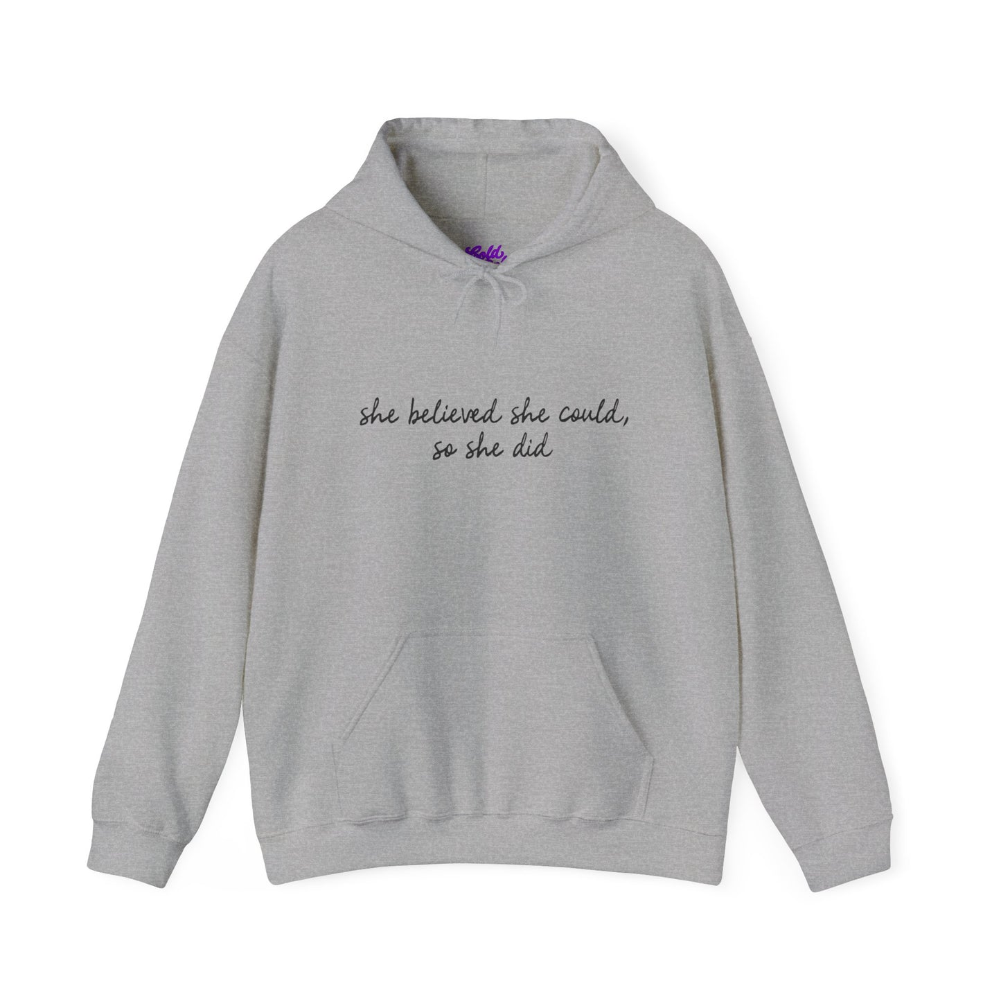 So She Did Unisex Heavy Blend™ Hooded Sweatshirt