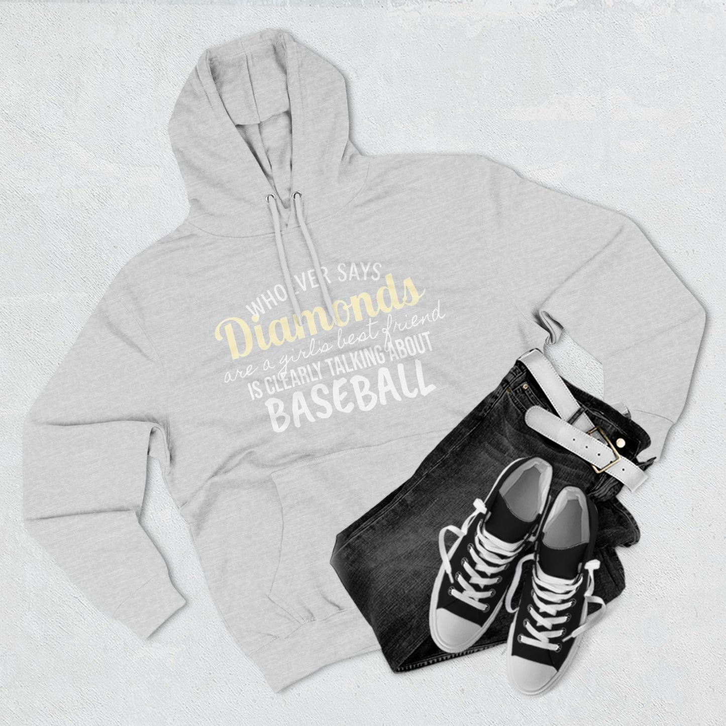 Diamonds are a Girl's Best Friend (Baseball Diamonds) - Hoodie