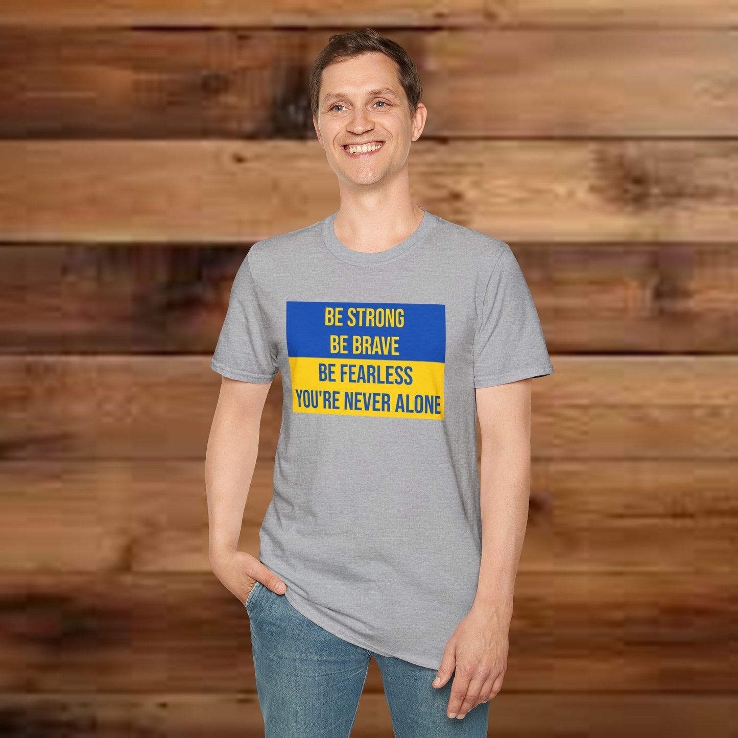 Ukraine Support (Unisex Softstyle T-Shirt)
