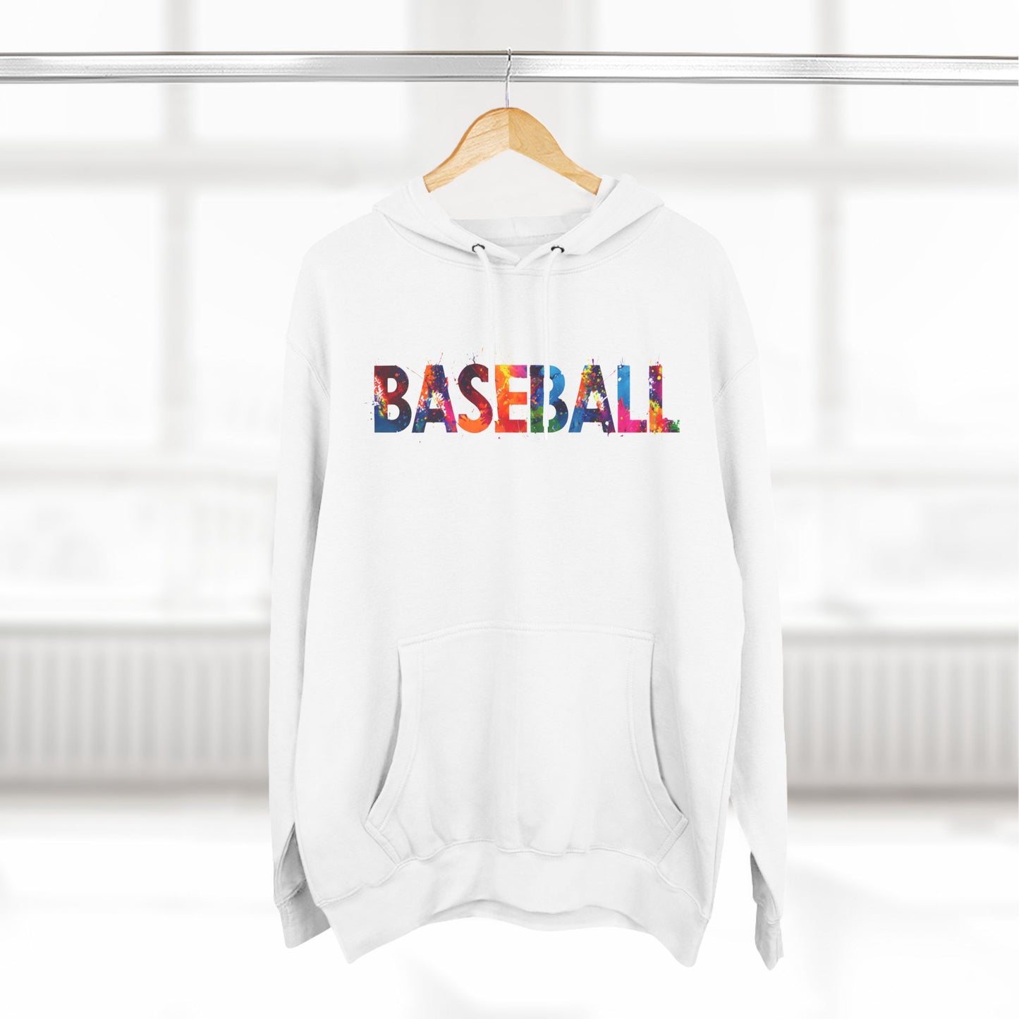 Baseball - Paint Splatter Hoodie