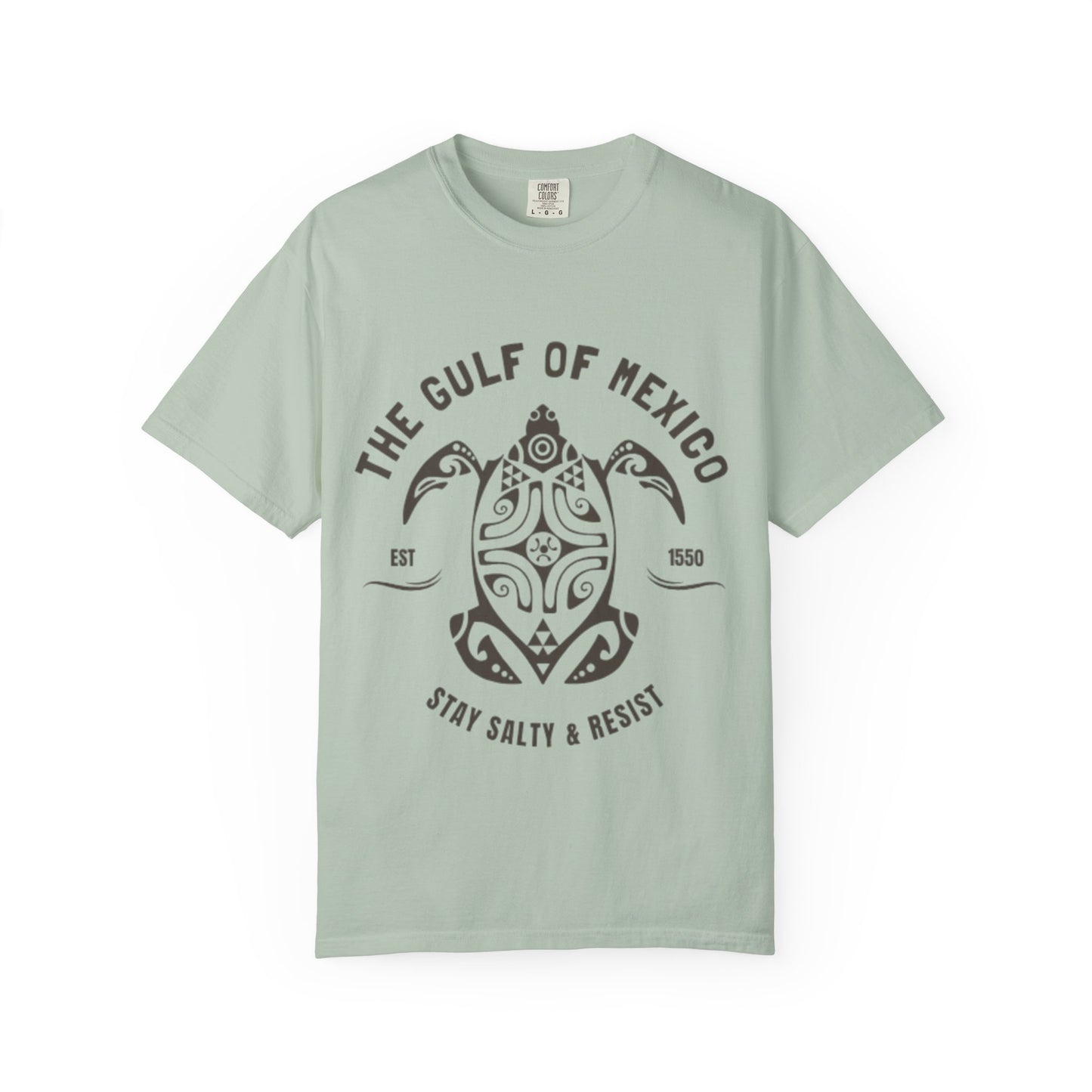 Gulf of Mexico Graphic T-Shirt (Brown Text)