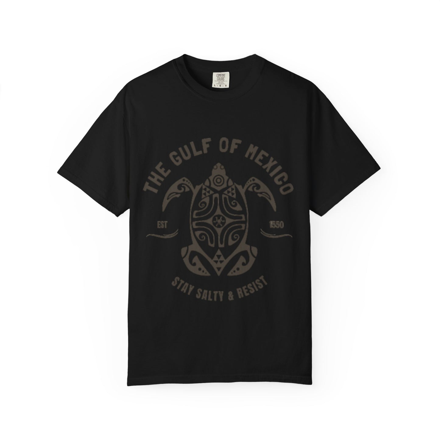 Gulf of Mexico Graphic T-Shirt (Brown Text)