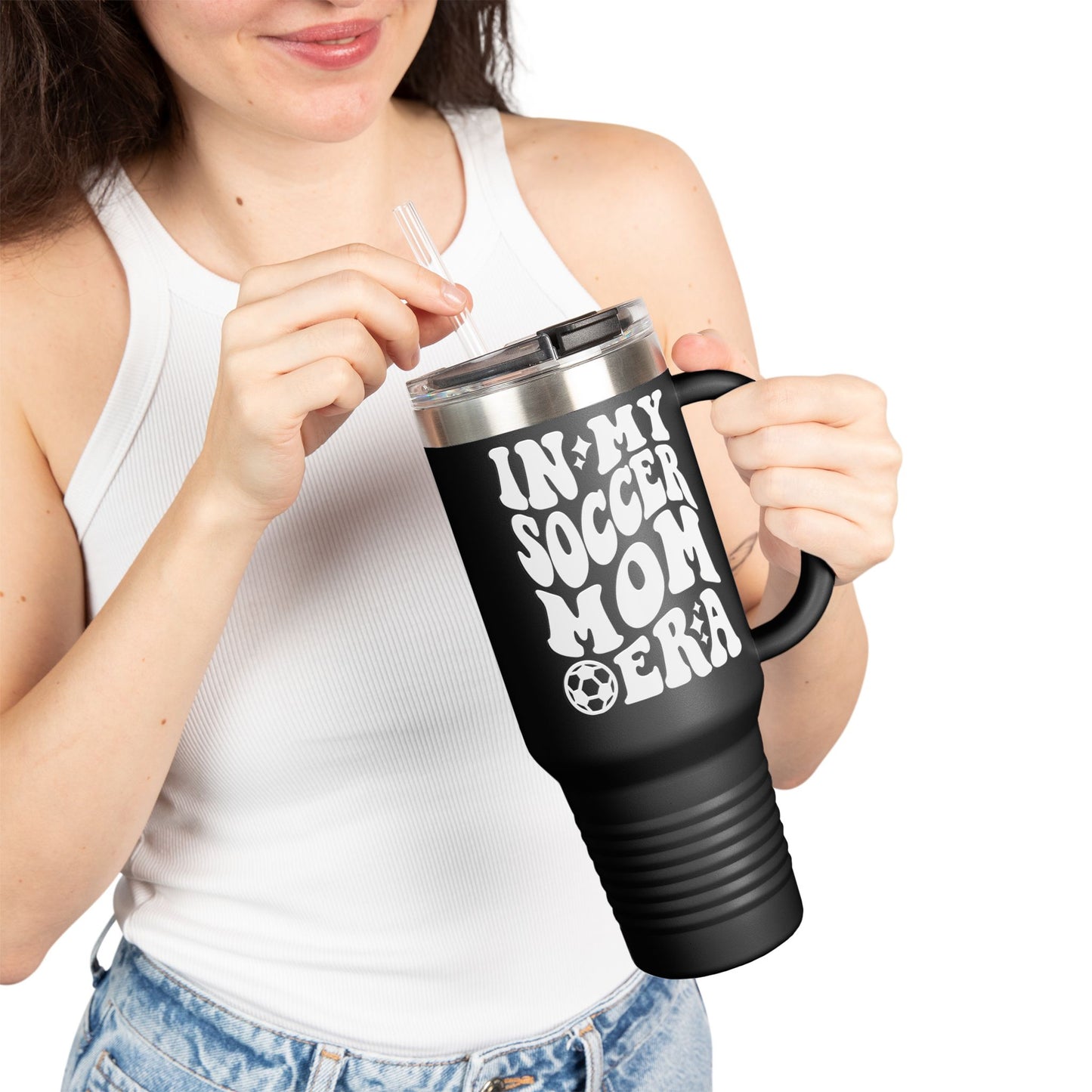 Soccer Mom Era Insulated Travel Mug - 40oz