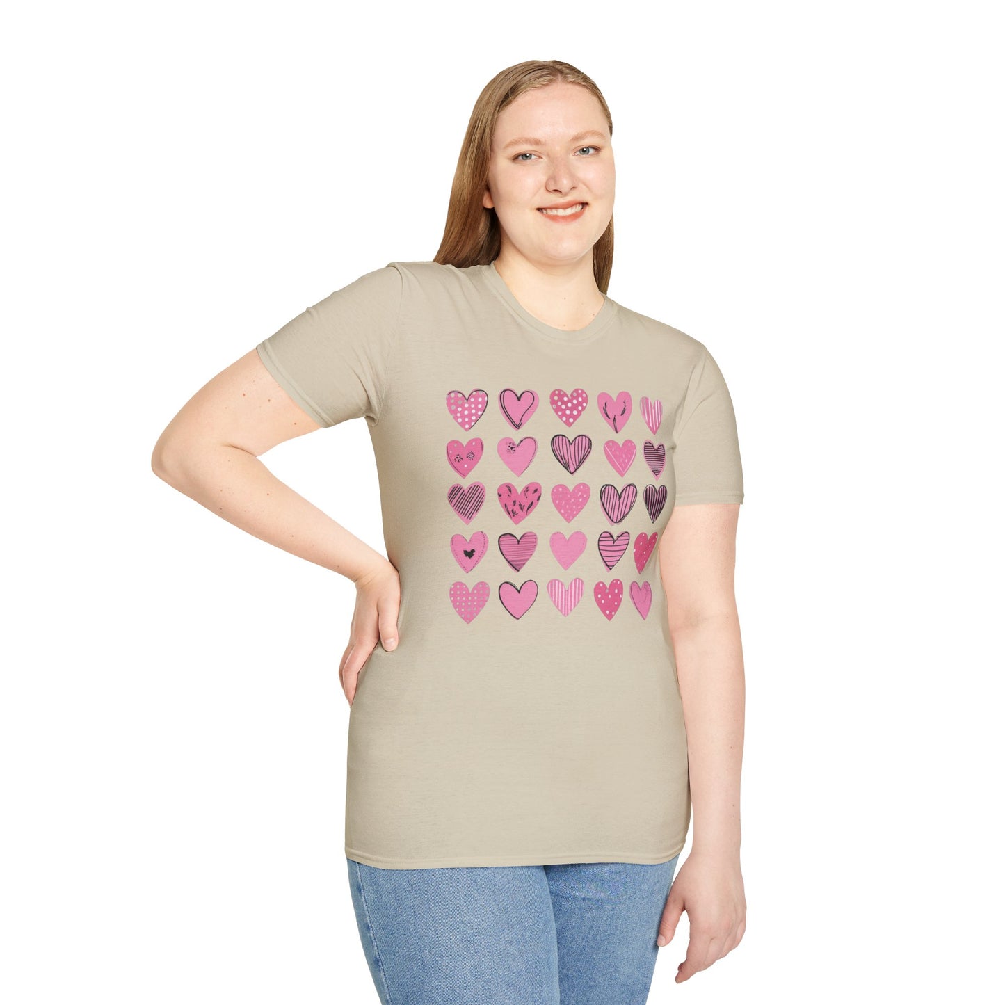Hearts - Unisex Softstyle T-Shirt