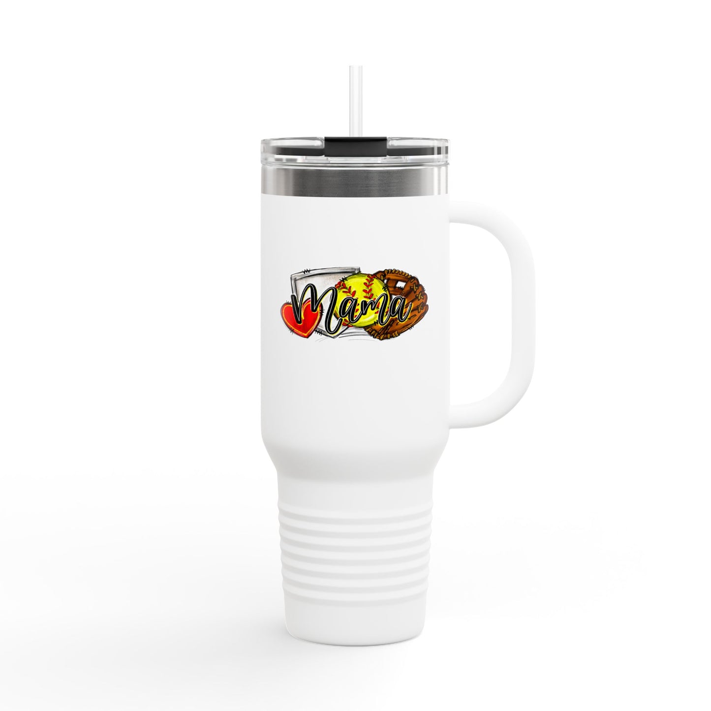 Softball Insulated Travel Mug - 40oz