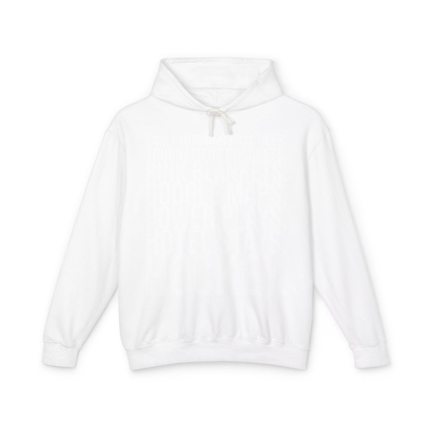 Hockey Lifestyle Hoodie Sweatshirt with White Text