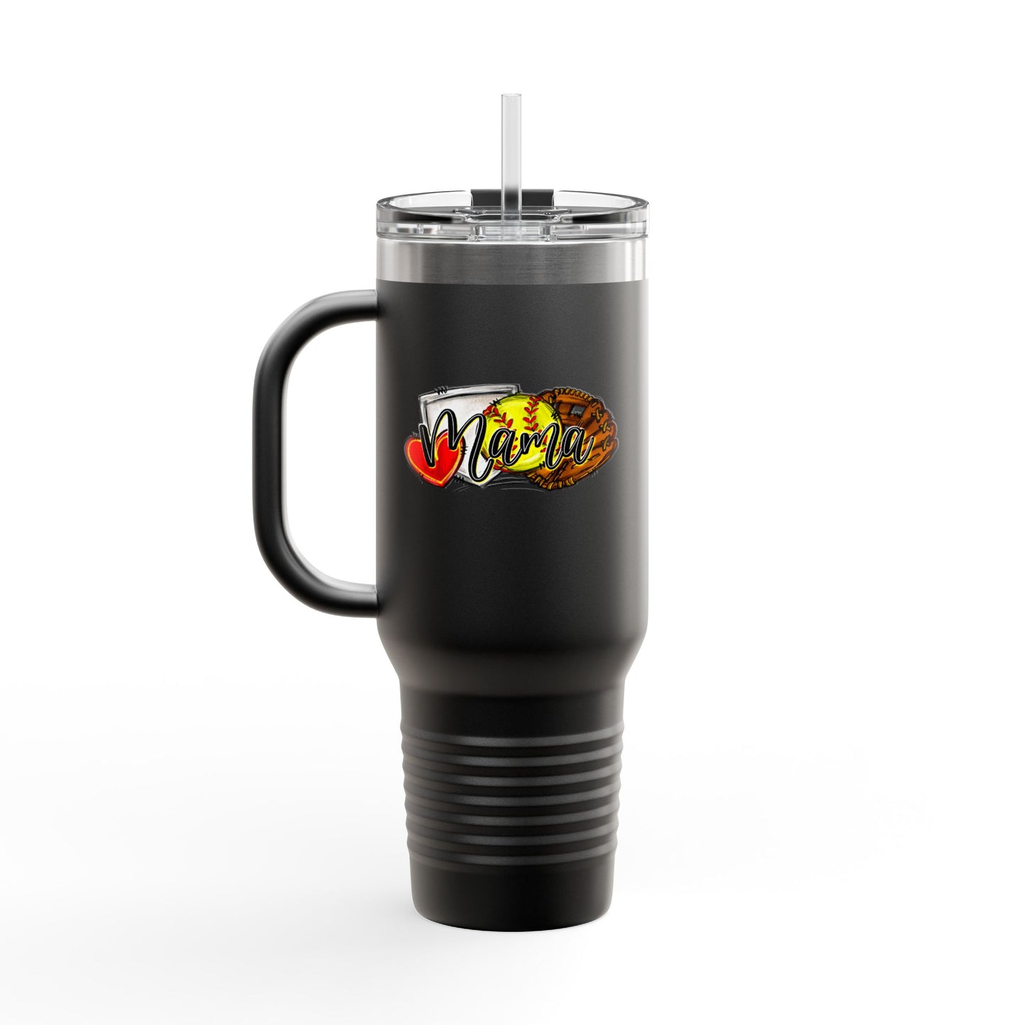 Softball Insulated Travel Mug - 40oz
