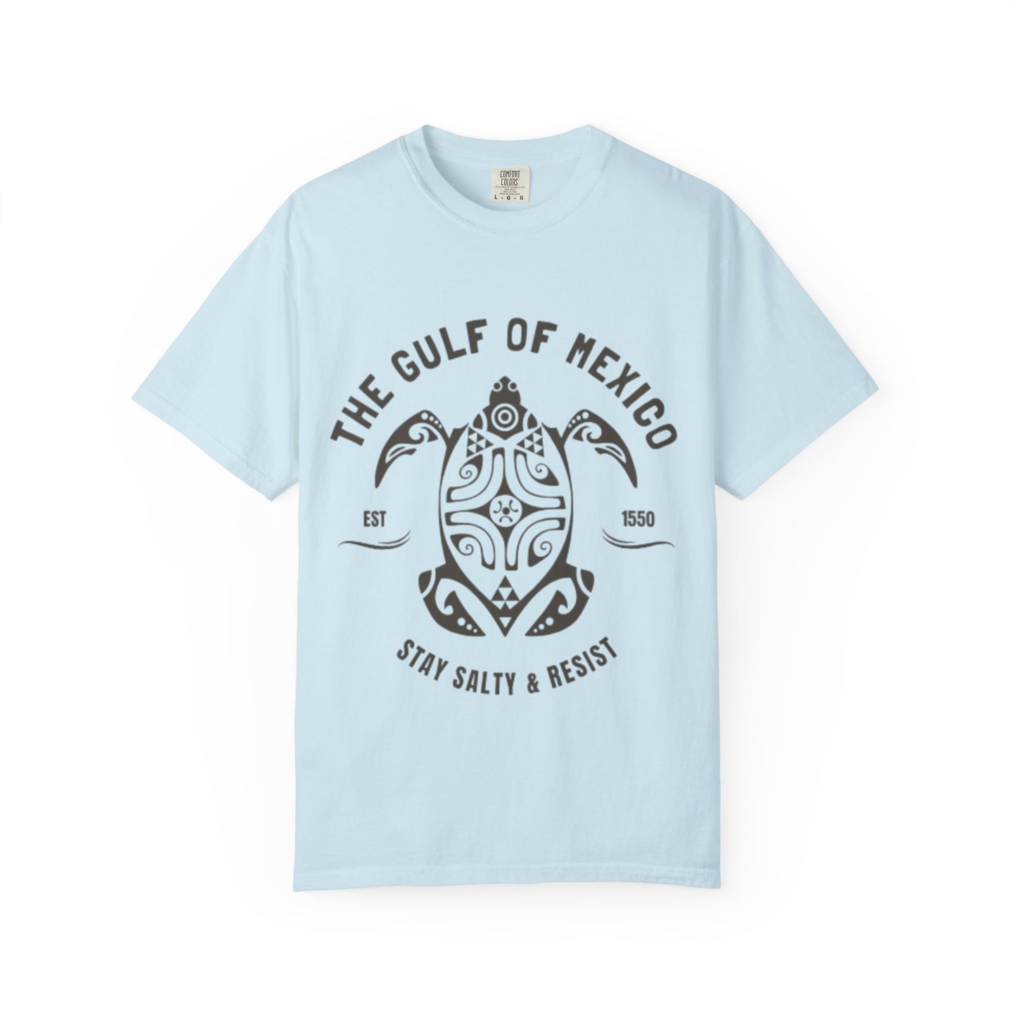 Gulf of Mexico Graphic T-Shirt (Brown Text)