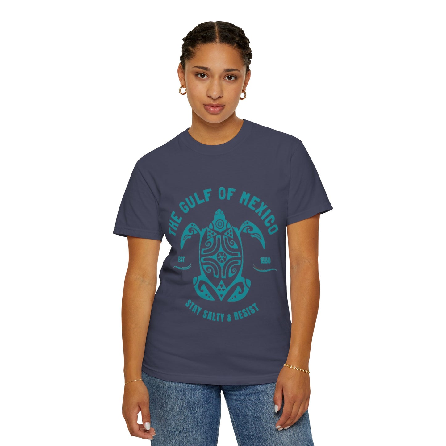 Gulf of Mexico Graphic T-Shirt (Teal Text)