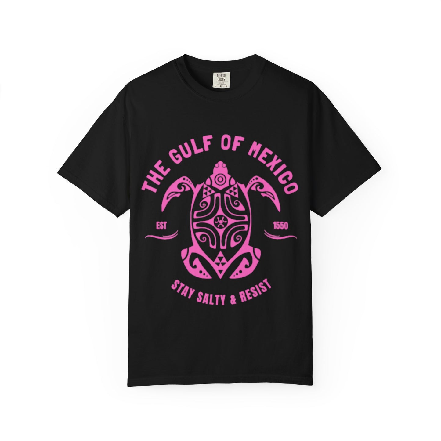 Gulf of Mexico Graphic T-Shirt (PinkText)