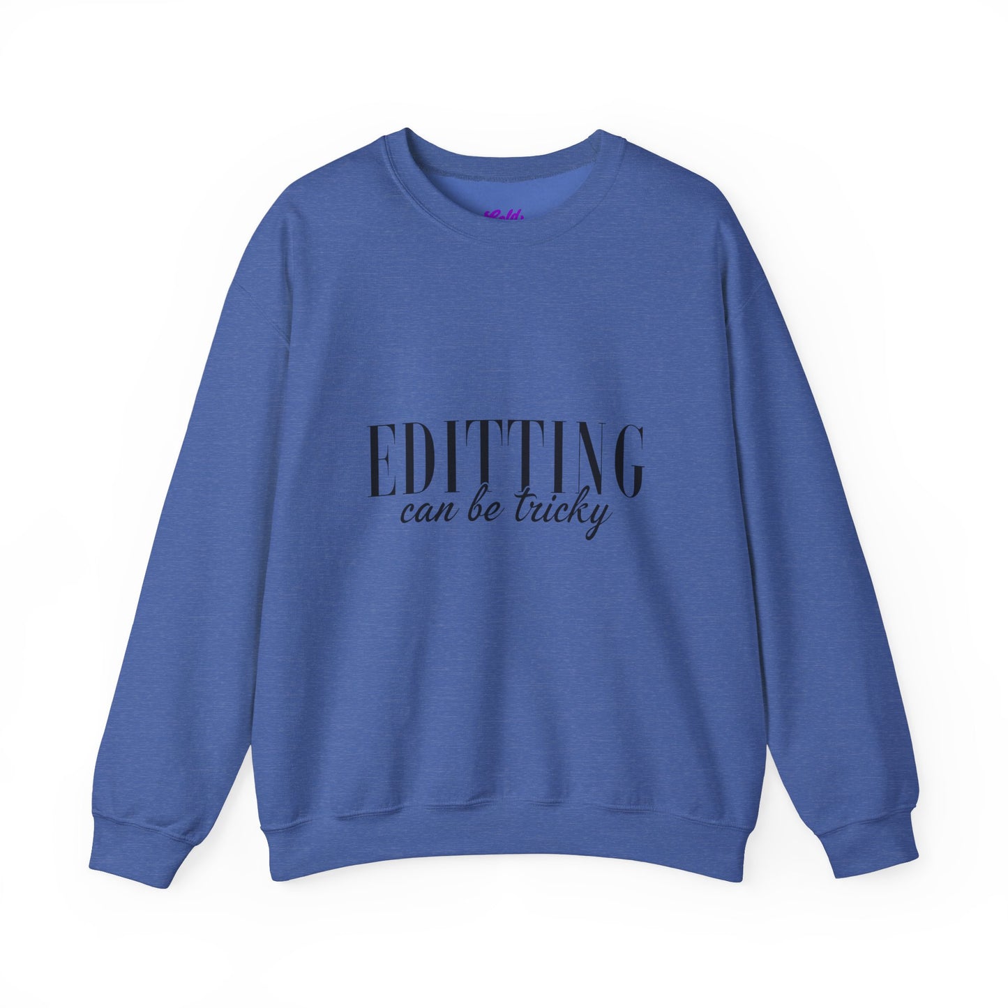 Editting Can Be Tricky Unisex Heavy Blend™ Crewneck Sweatshirt