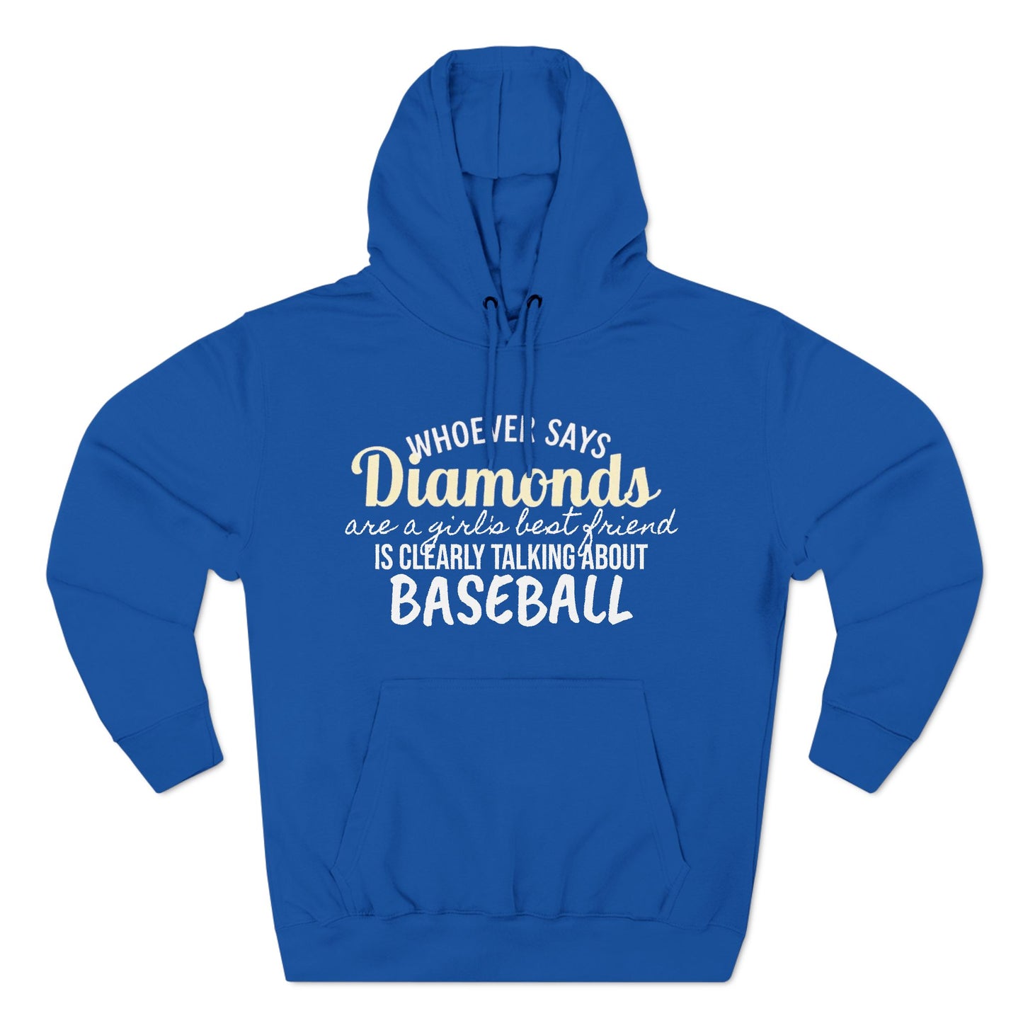 Diamonds are a Girl's Best Friend (Baseball Diamonds) - Hoodie