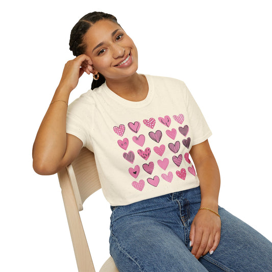 Hearts - Unisex Softstyle T-Shirt