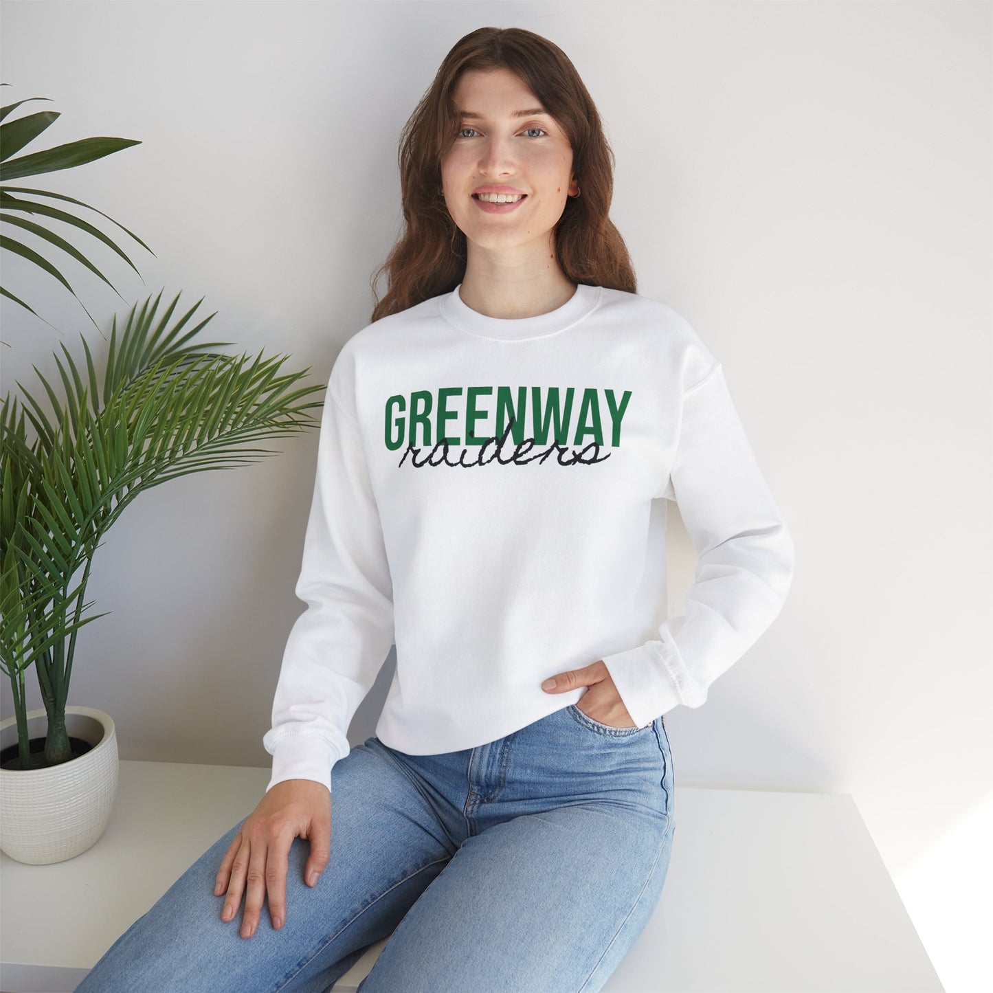 Greenway Raiders - High School Crew Neck Sweatshirt