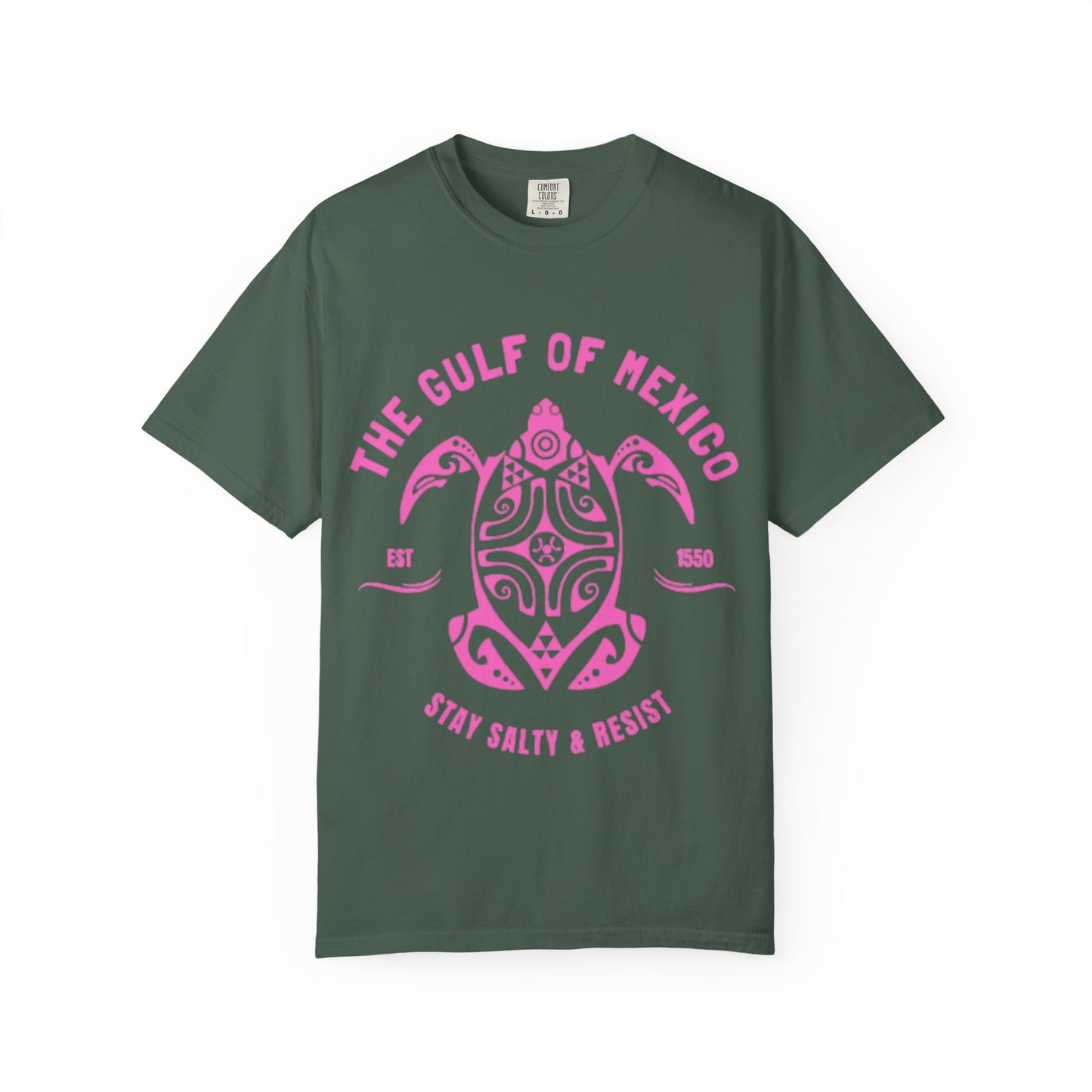 Gulf of Mexico Graphic T-Shirt (PinkText)