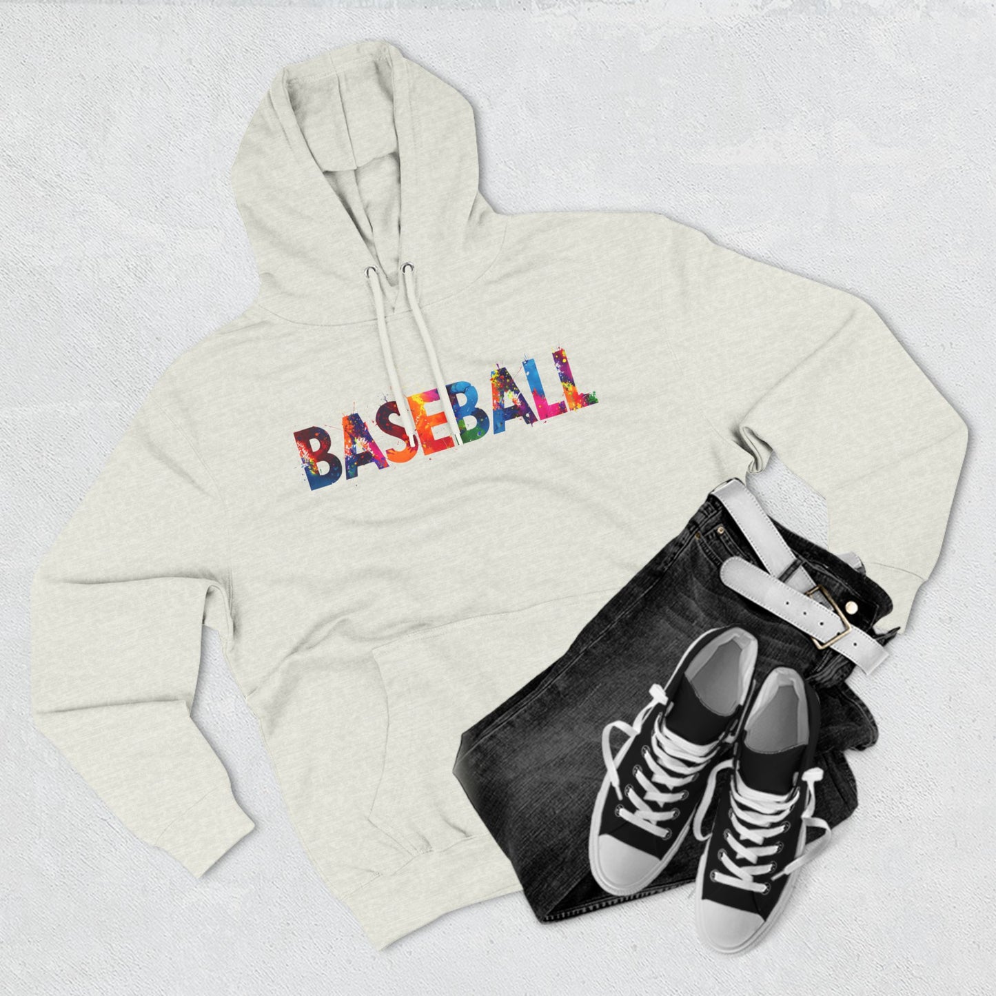 Baseball - Paint Splatter Hoodie