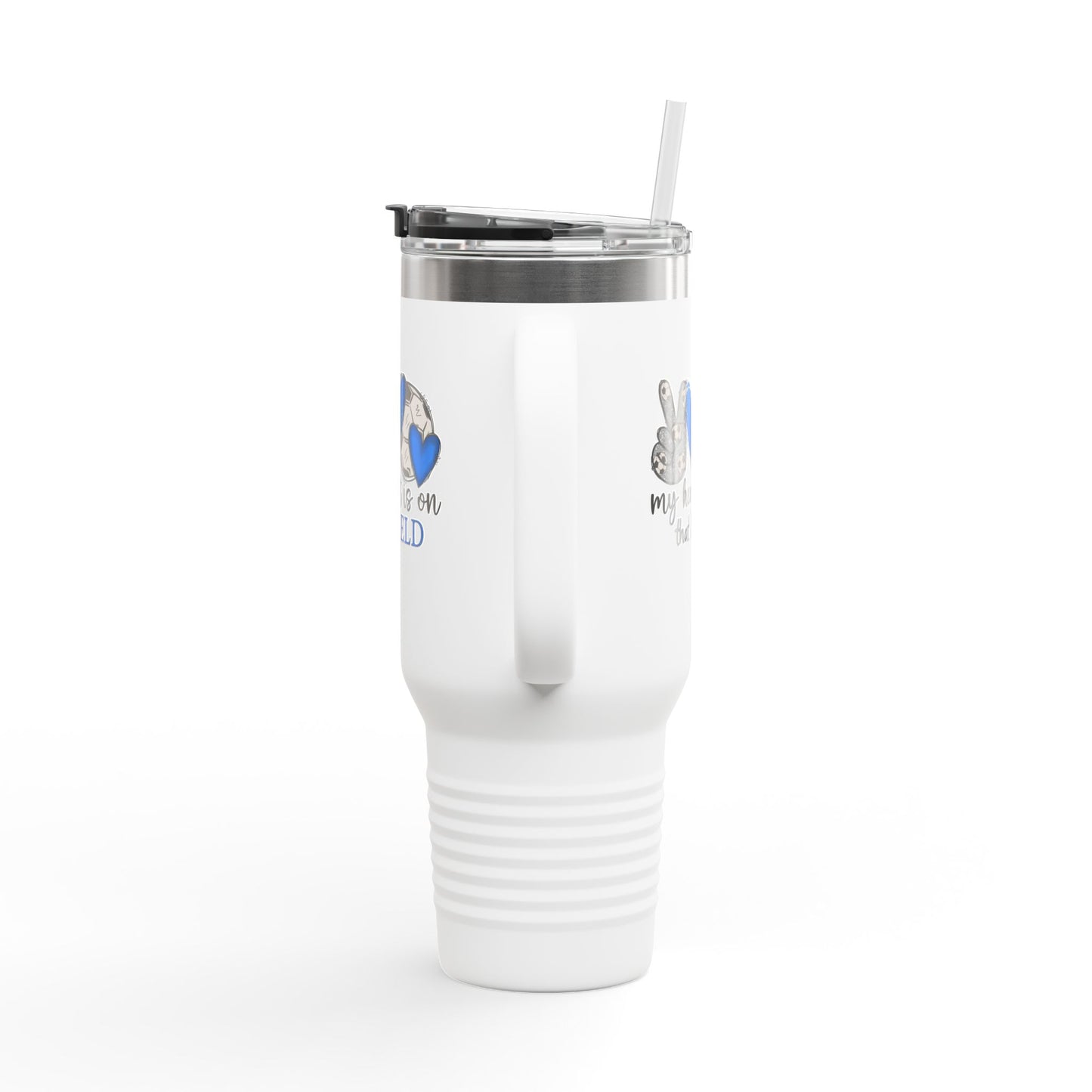 My Heart is on that Field Insulated Tumbler - 40oz