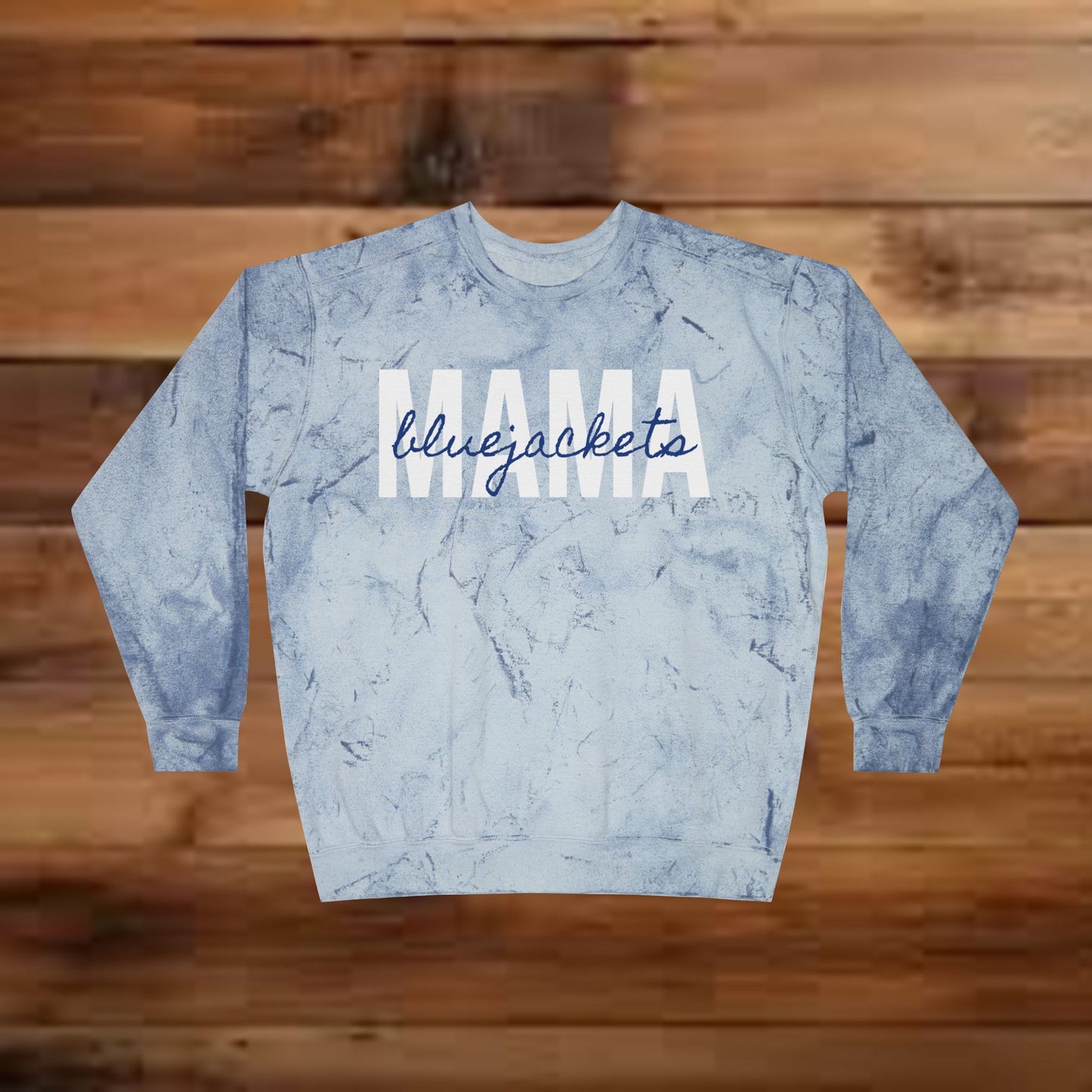 CI Bluejackets MAMA (Unisex Color Blast Crewneck Sweatshirt)