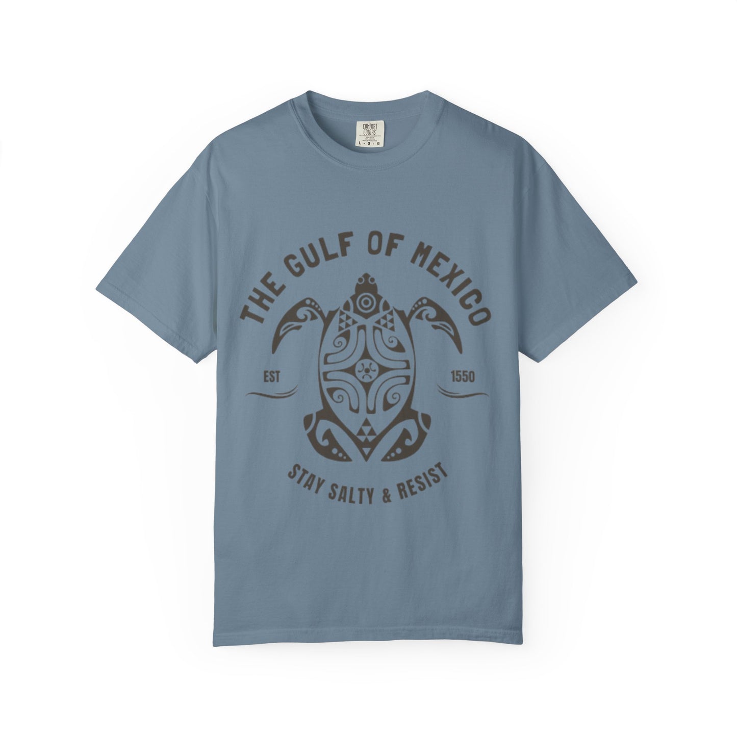 Gulf of Mexico Graphic T-Shirt (Brown Text)