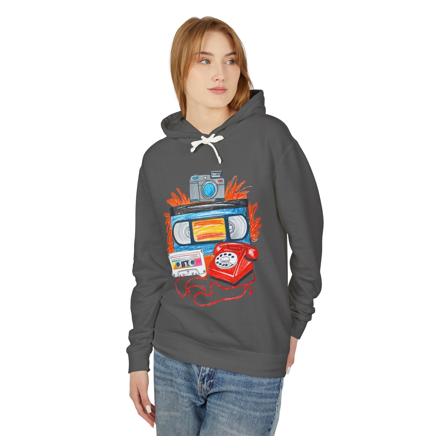 Mommy and Me Lightweight Hooded Sweatshirt - Gen Alpha Technology Parent Version