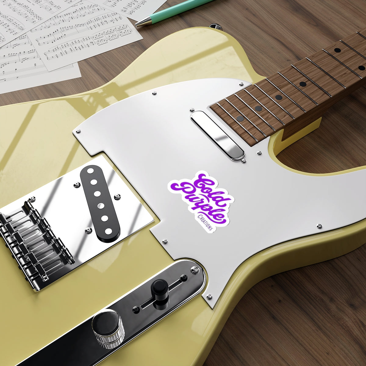 Cold Purple Creations Die-Cut Stickers