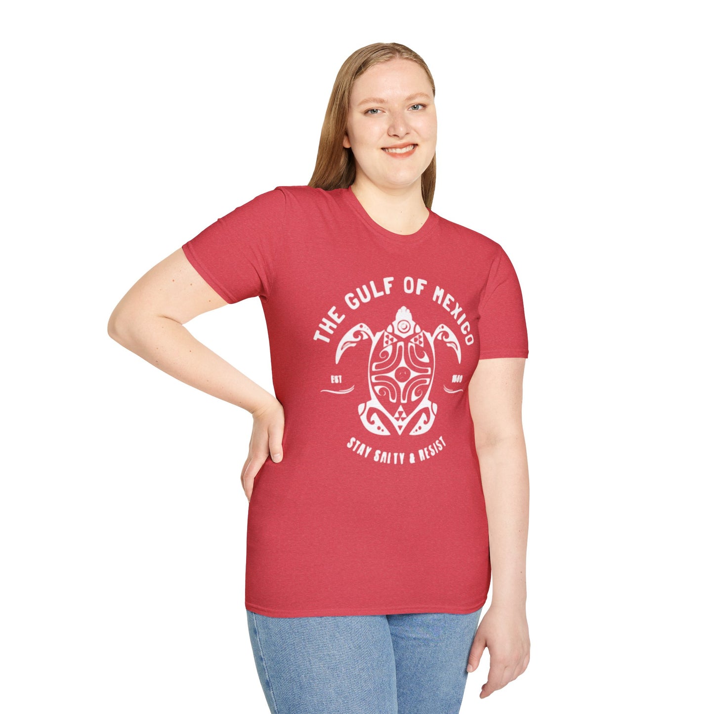 Gulf of Mexico T-Shirt (Unisex - Red, White, Blue)