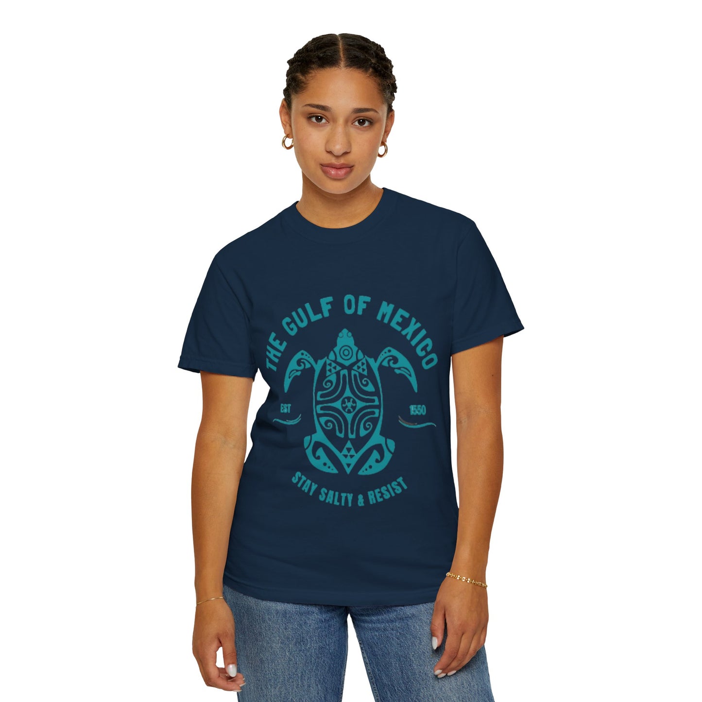 Gulf of Mexico Graphic T-Shirt (Teal Text)