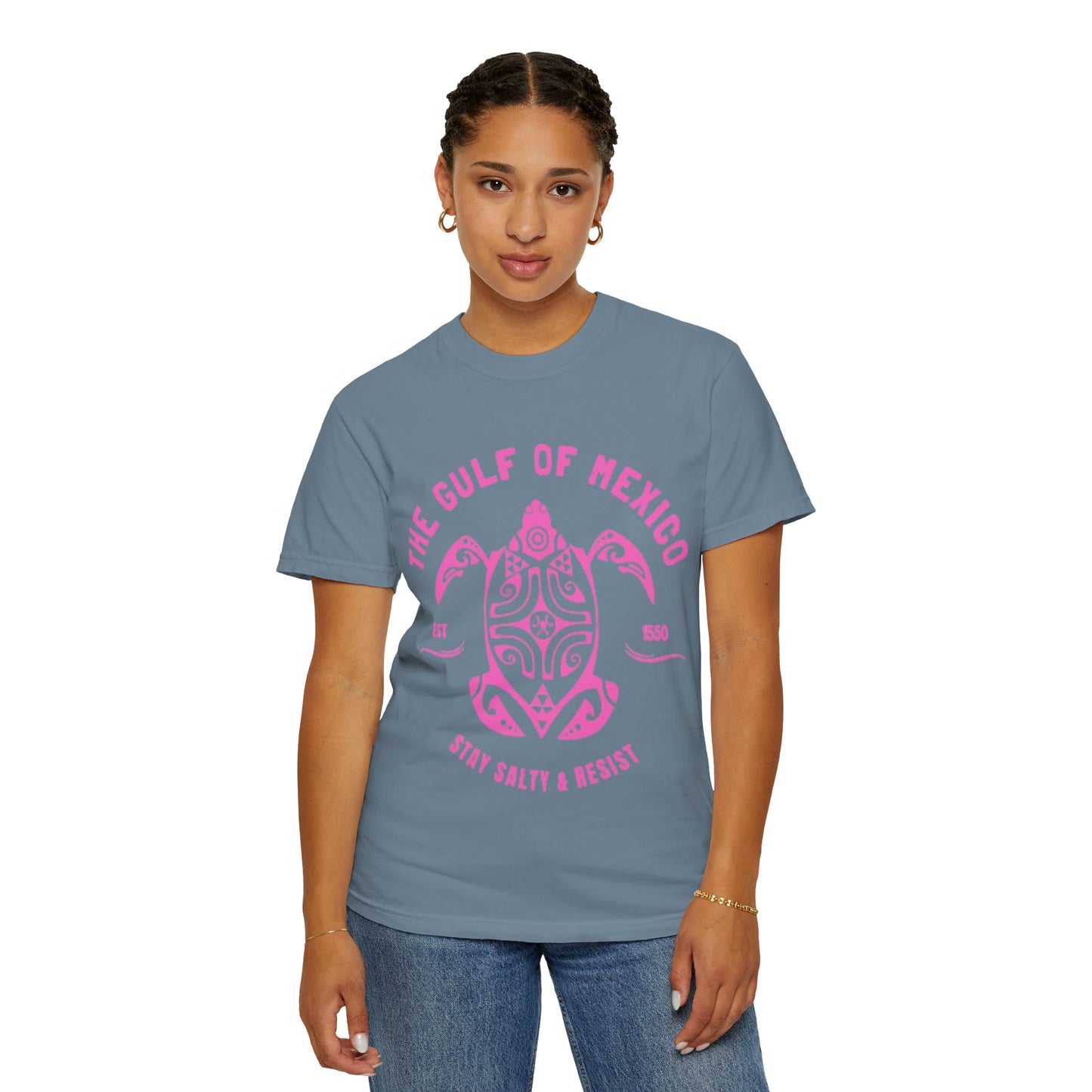 Gulf of Mexico Graphic T-Shirt (PinkText)