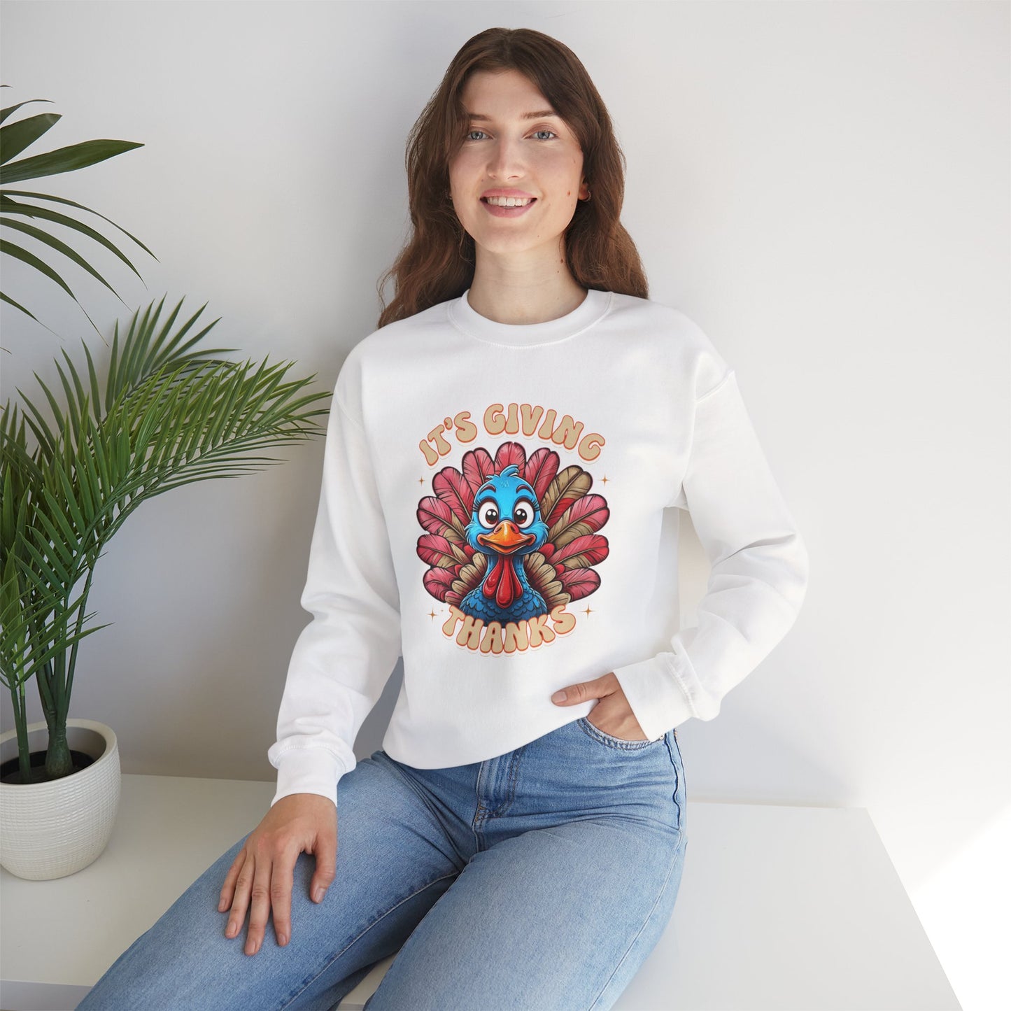 It's Giving Thanks - Thanksgiving Turkey Sweatshirt