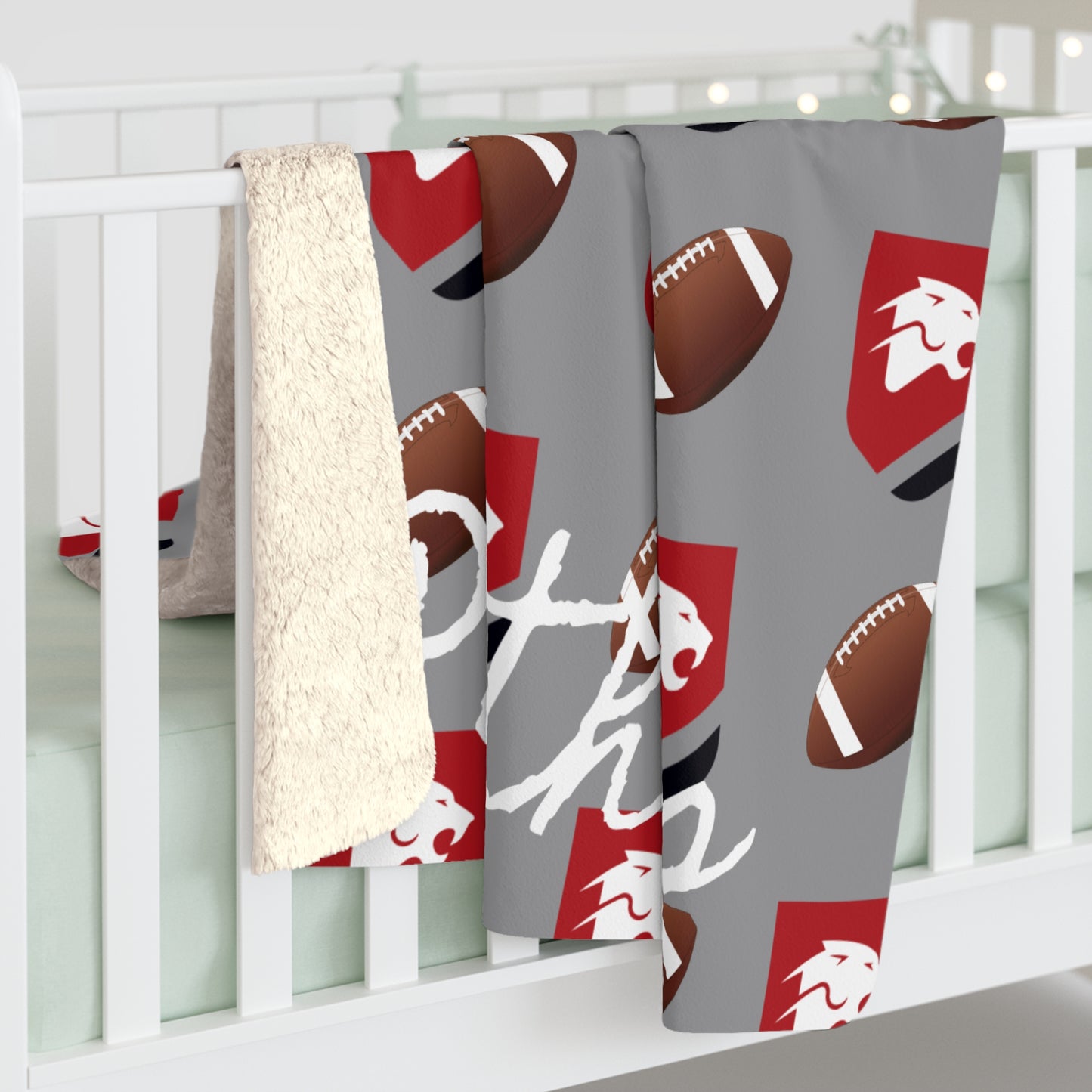 PACT Football - Sherpa Fleece Blanket