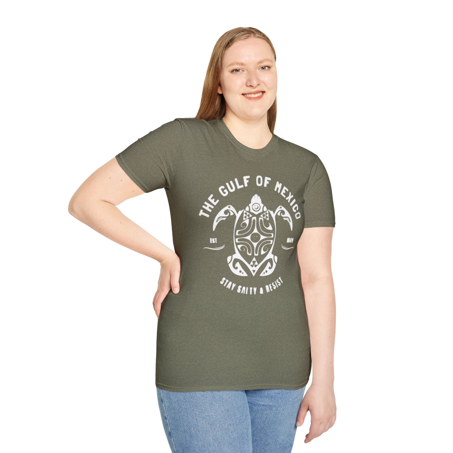 Gulf of Mexico T-Shirt (Unisex - Red, White, Blue)