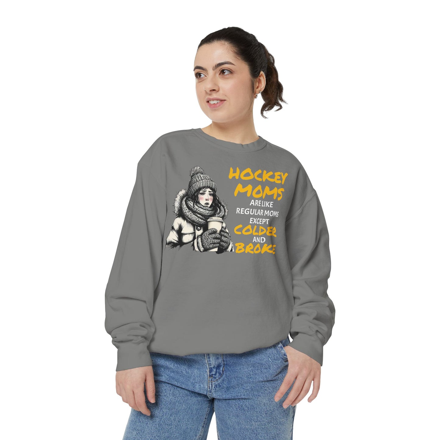 Hockey Mom Oversized Sweatshirt