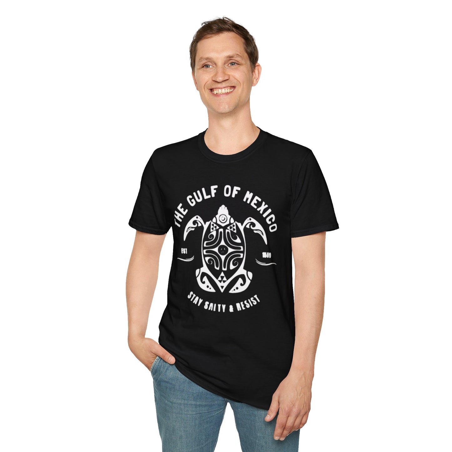 Gulf of Mexico T-Shirt (Unisex - Red, White, Blue)