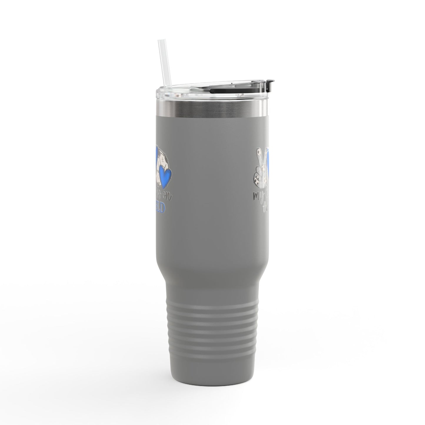 My Heart is on that Field Insulated Tumbler - 40oz