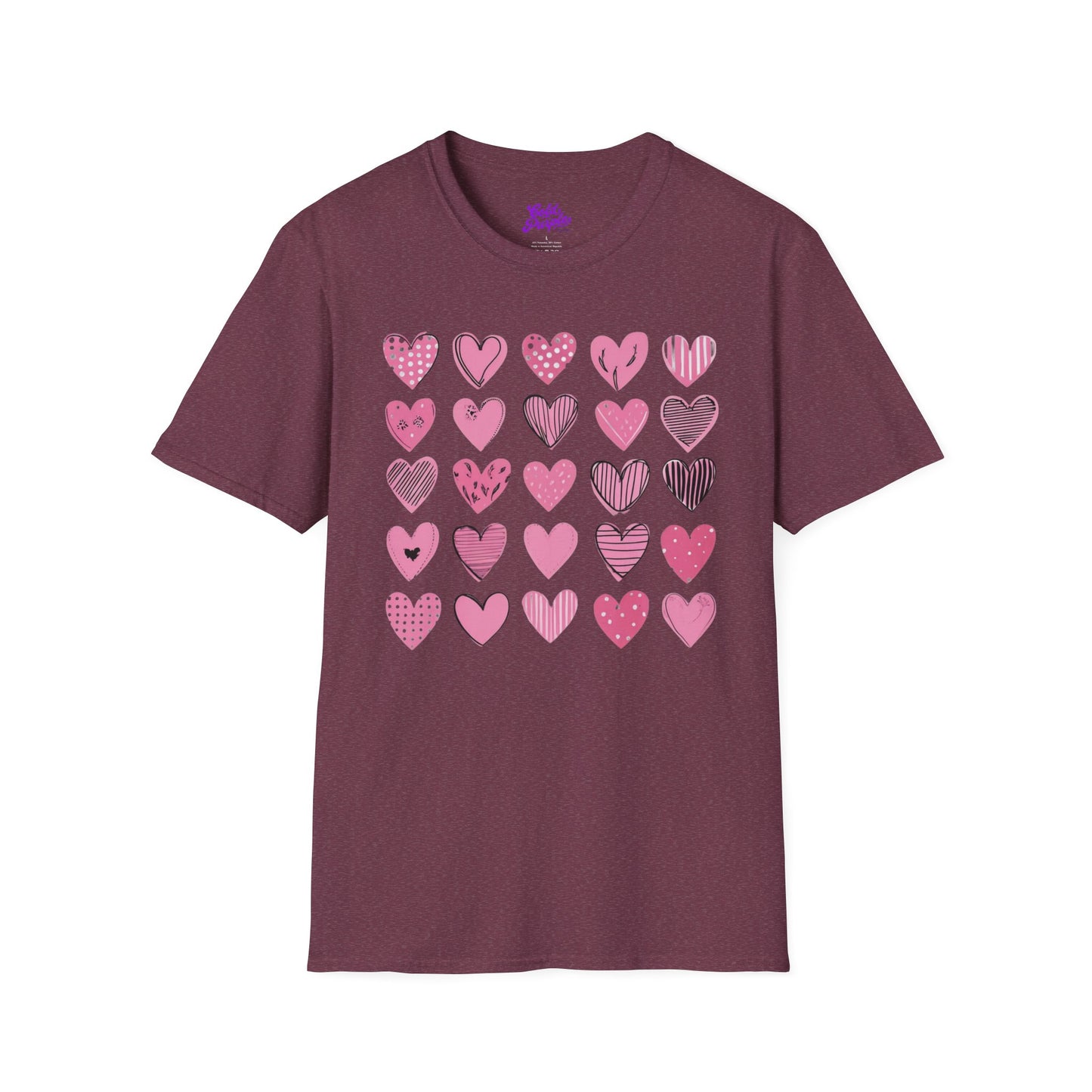 Hearts - Unisex Softstyle T-Shirt