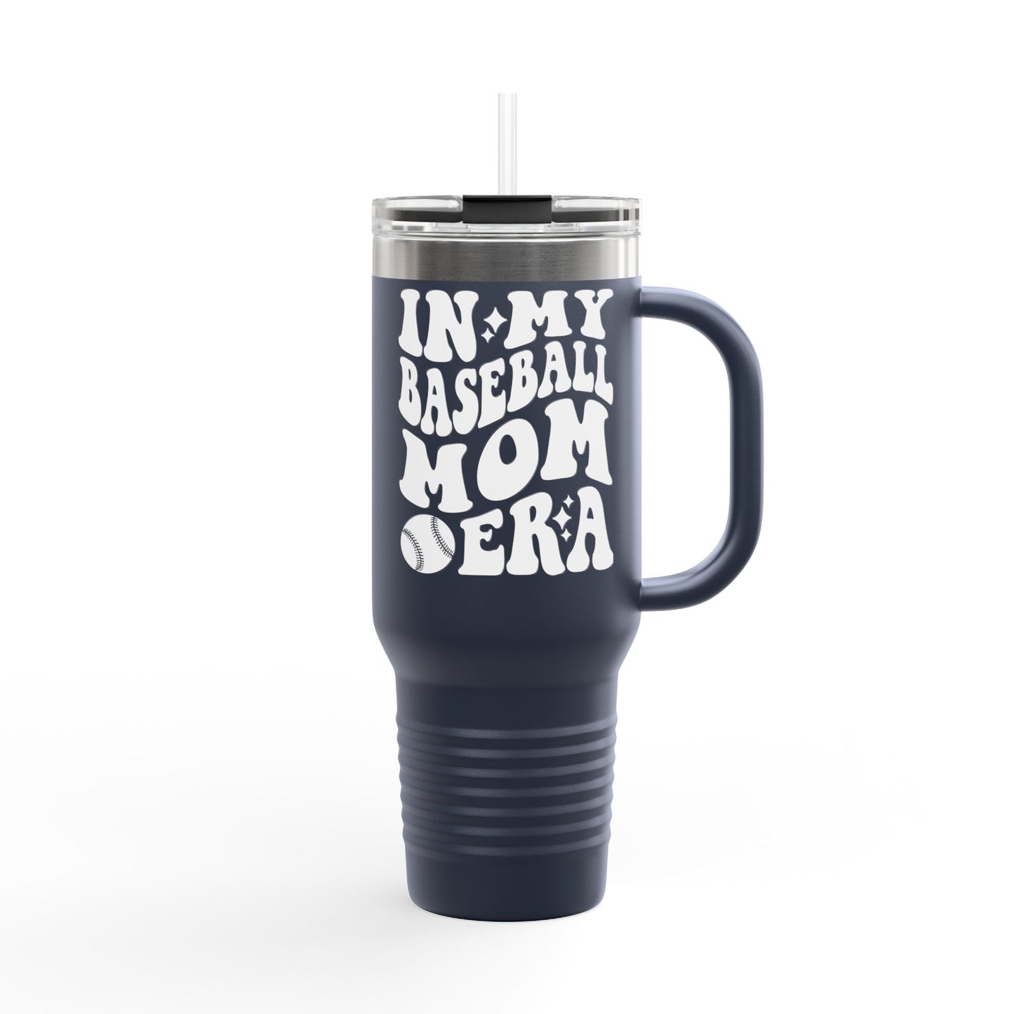 Baseball Mom Era Insulated Travel Mug - 40oz