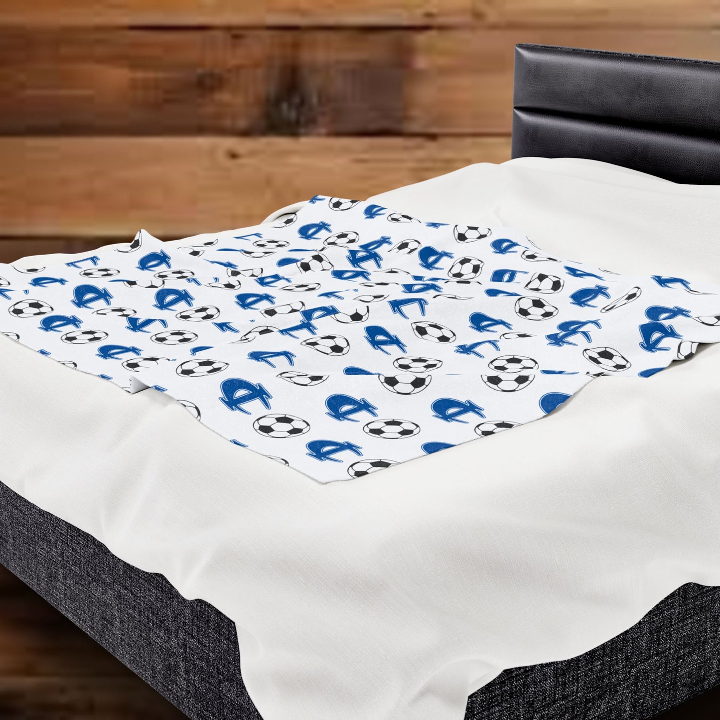 Cambridge-Isanti Bluejackets SOCCER ~ Velveteen Plush Blanket
